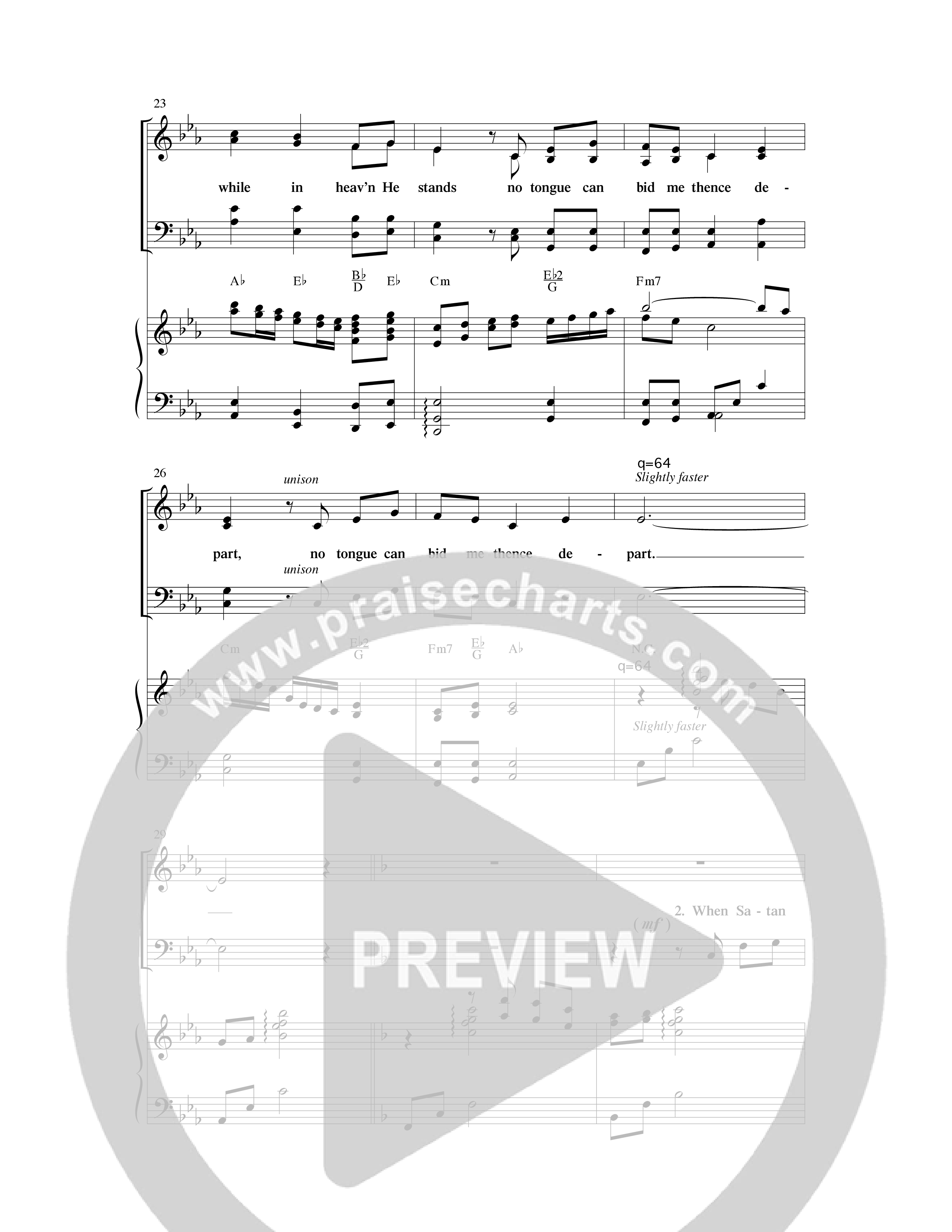 Before The Throne Of God Above (Choral Anthem SATB) Anthem (SATB/Piano) (Word Music Choral / Arr. Bruce Greer)