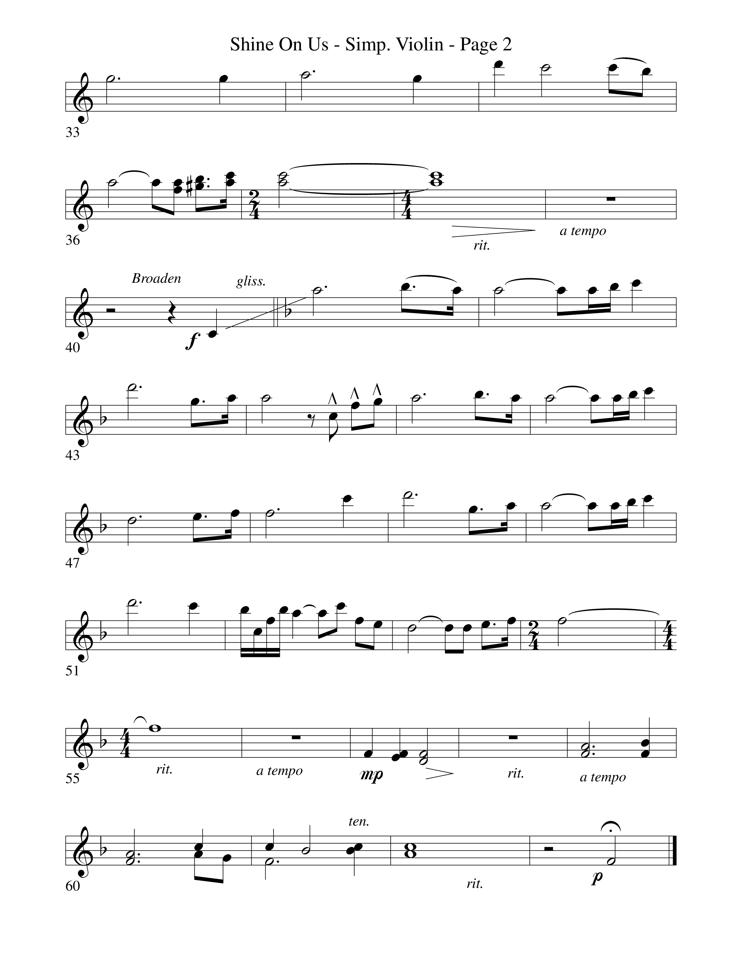 Shine On Us Violins (Word Music Choral / Arr. Robert Sterling)
