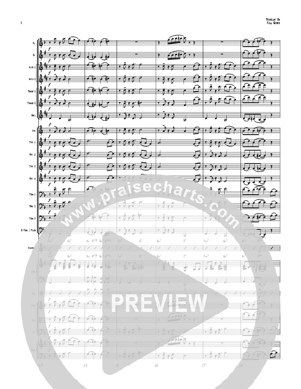 Travelin On (with When We All Get To Heaven) Conductor's Score (Todd Webb)