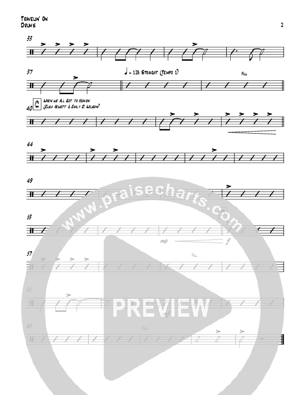 Travelin On (with When We All Get To Heaven) Drum Set (Todd Webb)