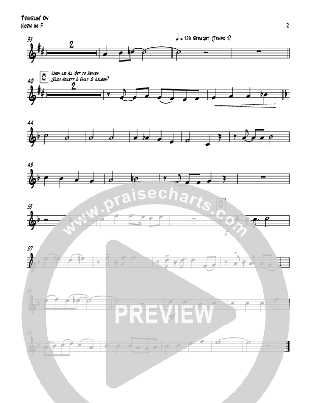 Travelin On (with When We All Get To Heaven) French Horn (Todd Webb)