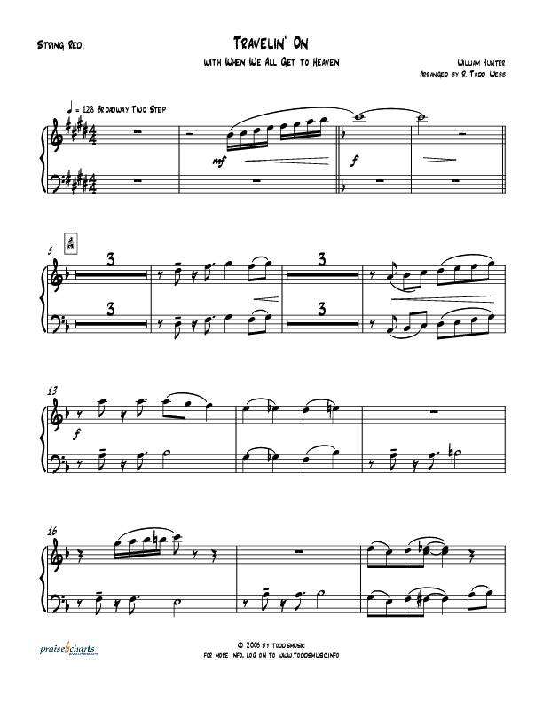 Travelin On (with When We All Get To Heaven) Synth Strings (Todd Webb)