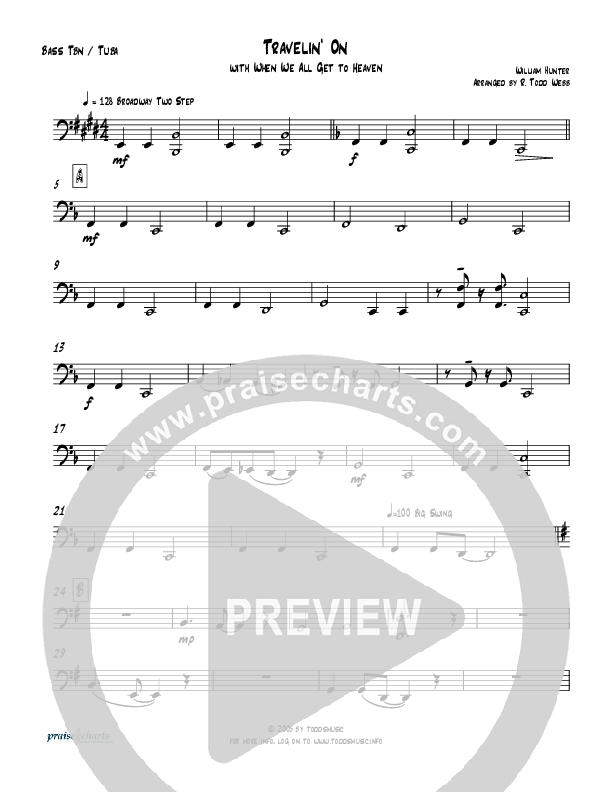 Travelin On (with When We All Get To Heaven) Tuba (Todd Webb)