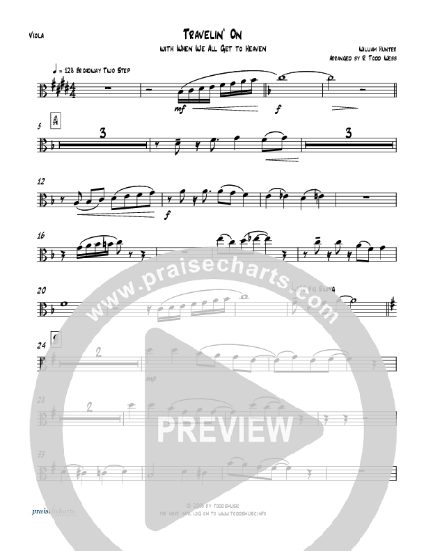 Travelin On (with When We All Get To Heaven) Viola (Todd Webb)