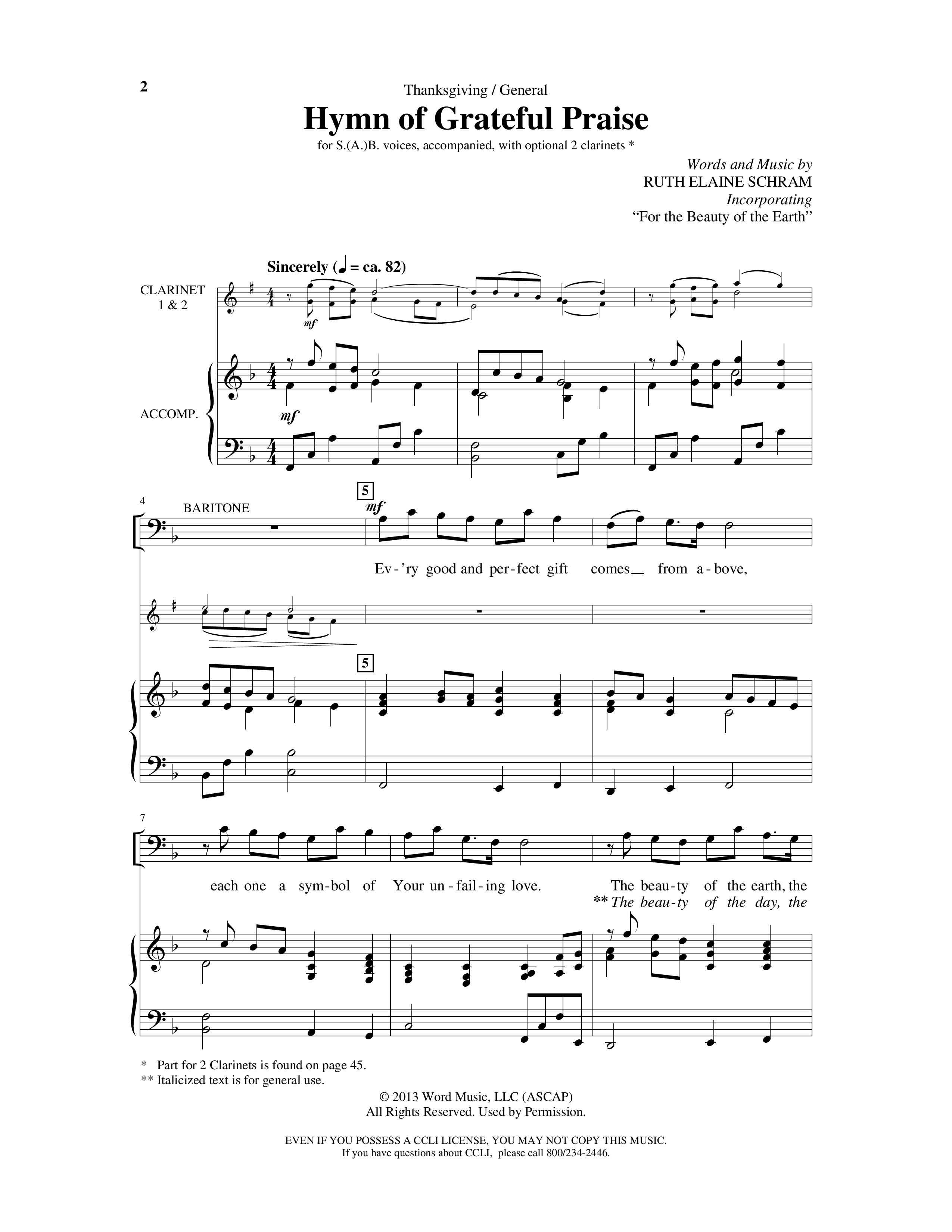 Simple Songs For All Seasons (A 5 Song Choral Collection) Choral Book (Arr. Ruth Schram)