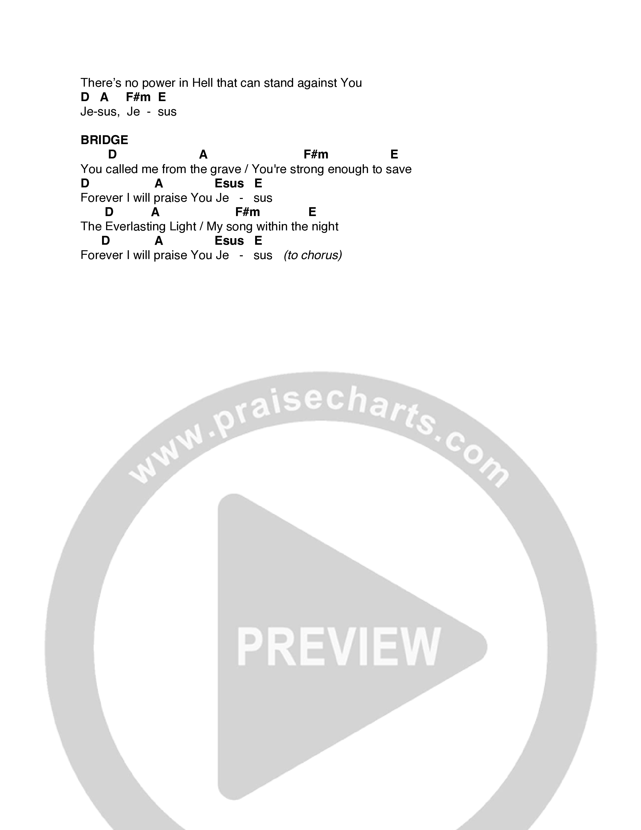 Savior of the World Chord Chart (Aaron Shust)