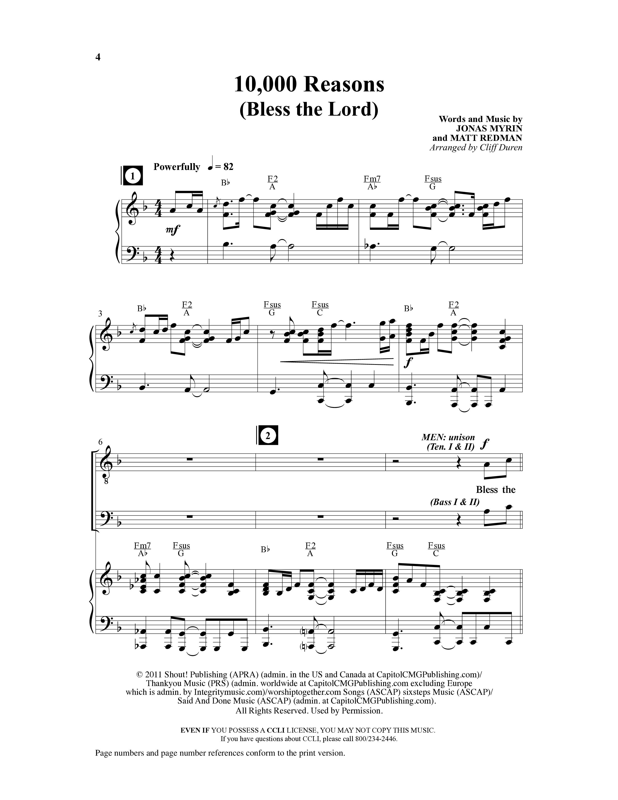 1st Corinithians 16:13 Men's Choir Book (7 Song Choral Collection) Choral Book (Word Music Choral)