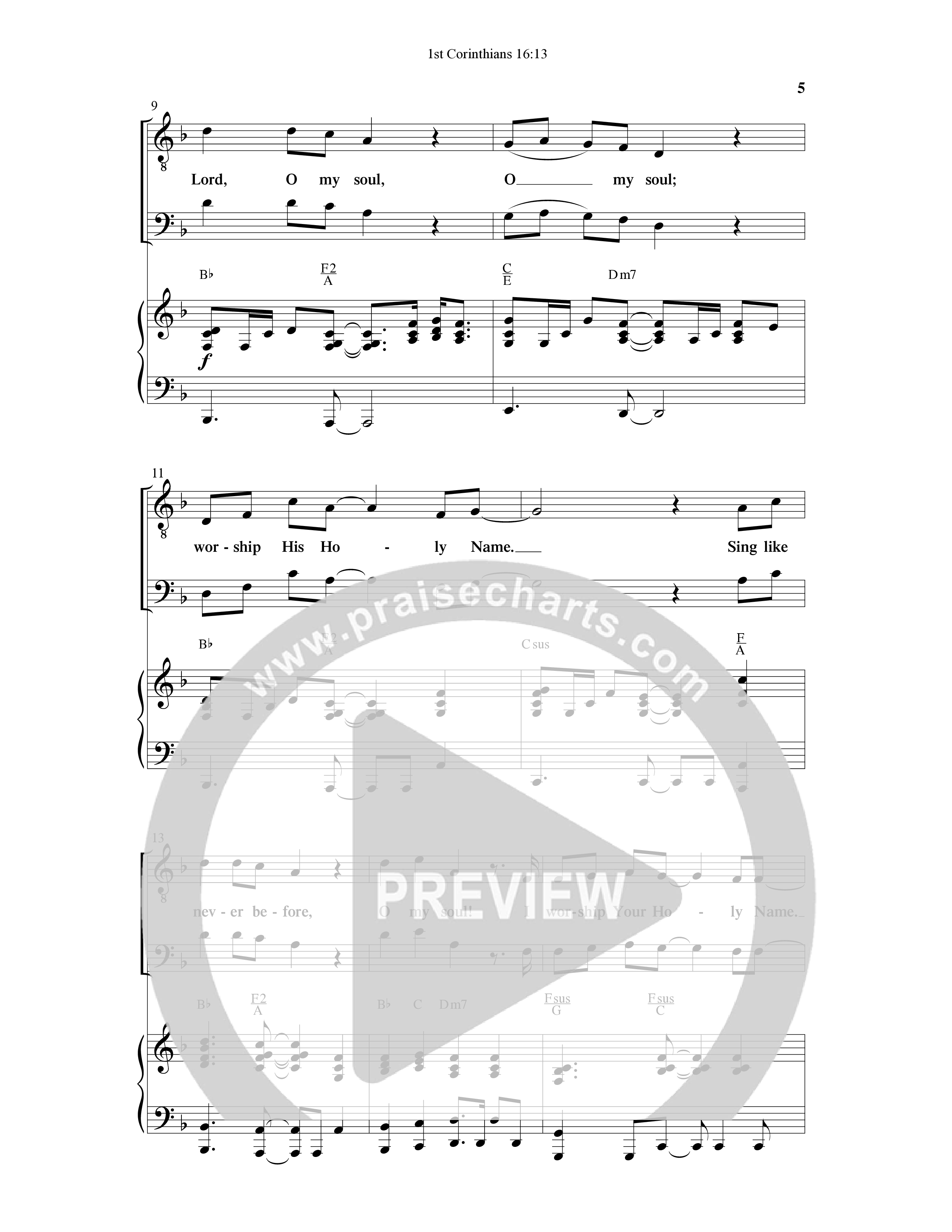 1st Corinithians 16:13 Men's Choir Book (7 Song Choral Collection) Choral Book (Word Music Choral)