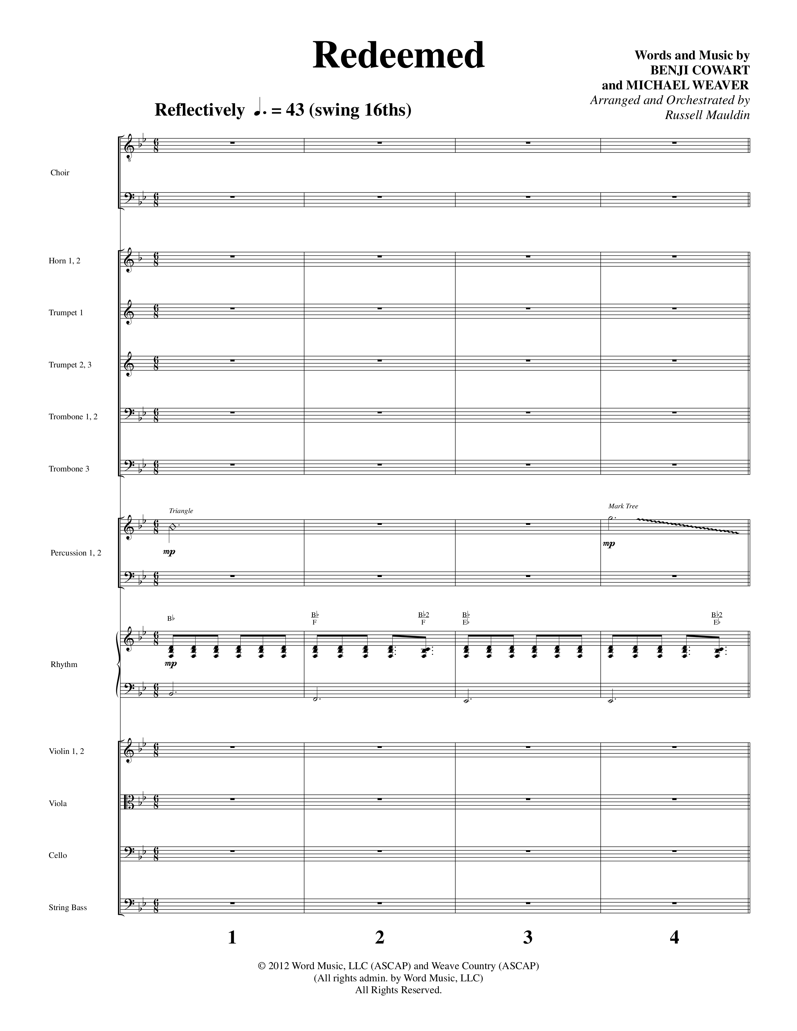 1st Corinithians 16:13 Men's Choir Book (7 Song Choral Collection) Song 3 (Orchestration) (Word Music Choral)