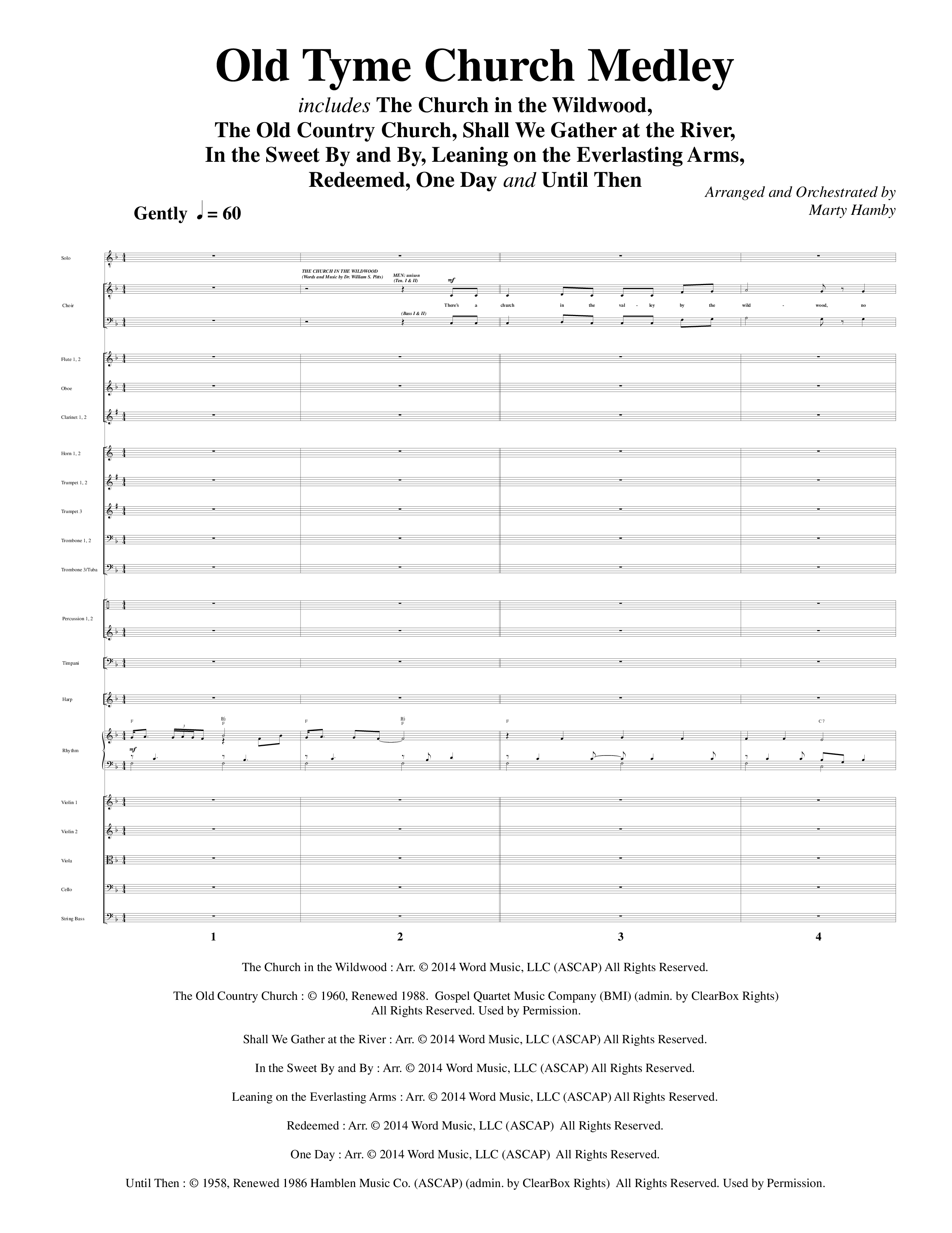 1st Corinithians 16:13 Men's Choir Book (7 Song Choral Collection) Song 5 (Orchestration) (Word Music Choral)