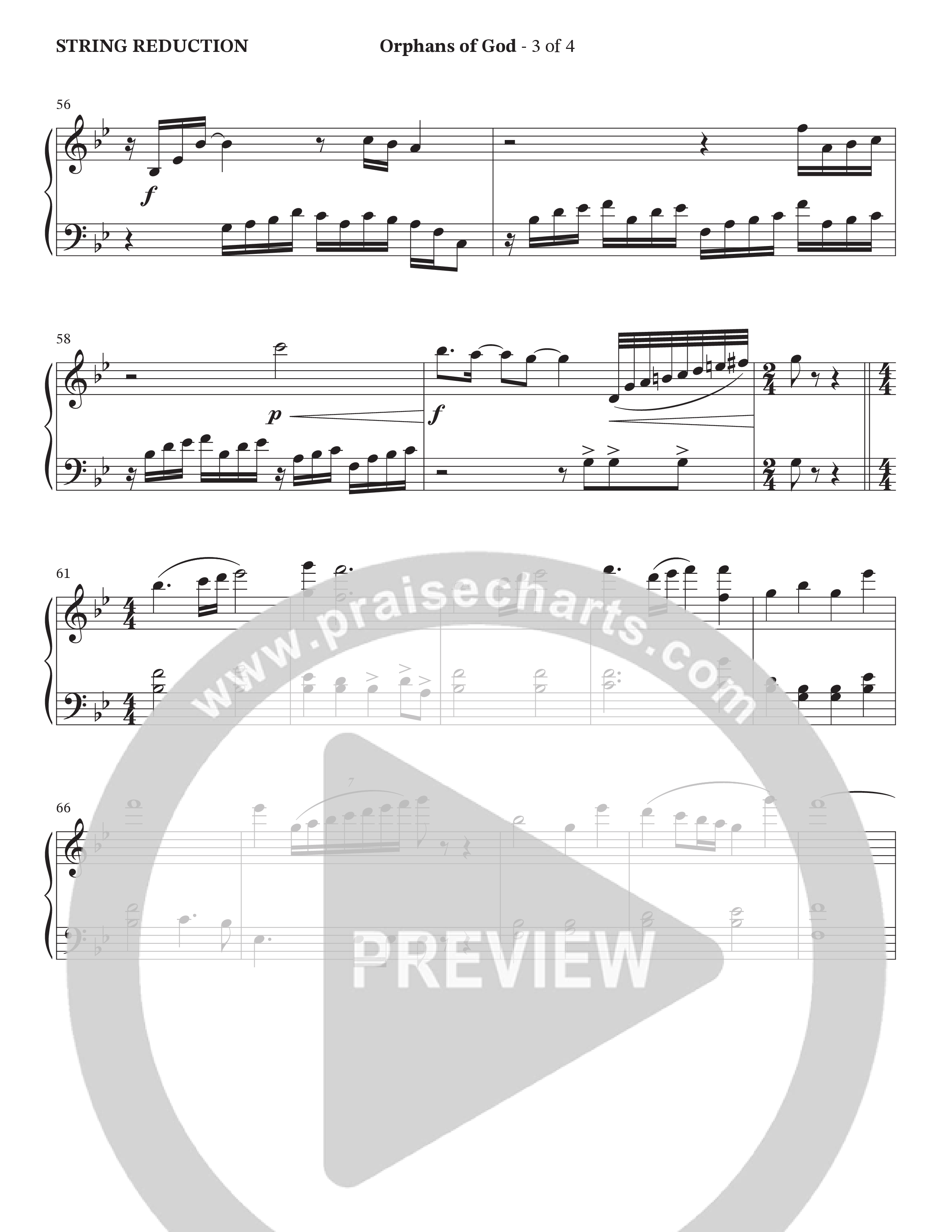 Orphans Of God (Choral Anthem SATB) String Reduction (Cana's Voice / Arr. Wayne Haun)