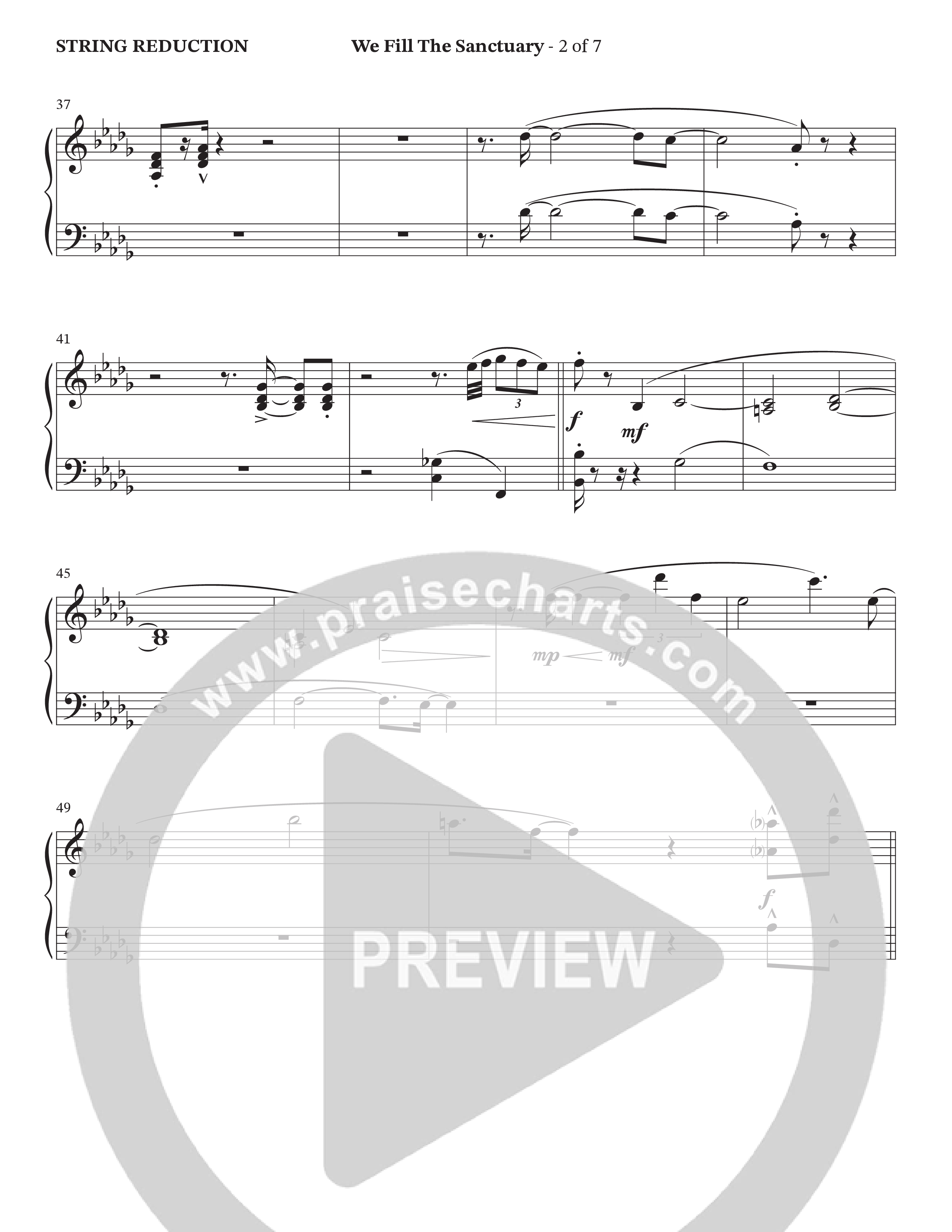 We Fill The Sanctuary (Choral Anthem SATB) String Reduction (The Brooklyn Tabernacle Choir / Arr. Jason Webb / Orch. Chris McDonald)