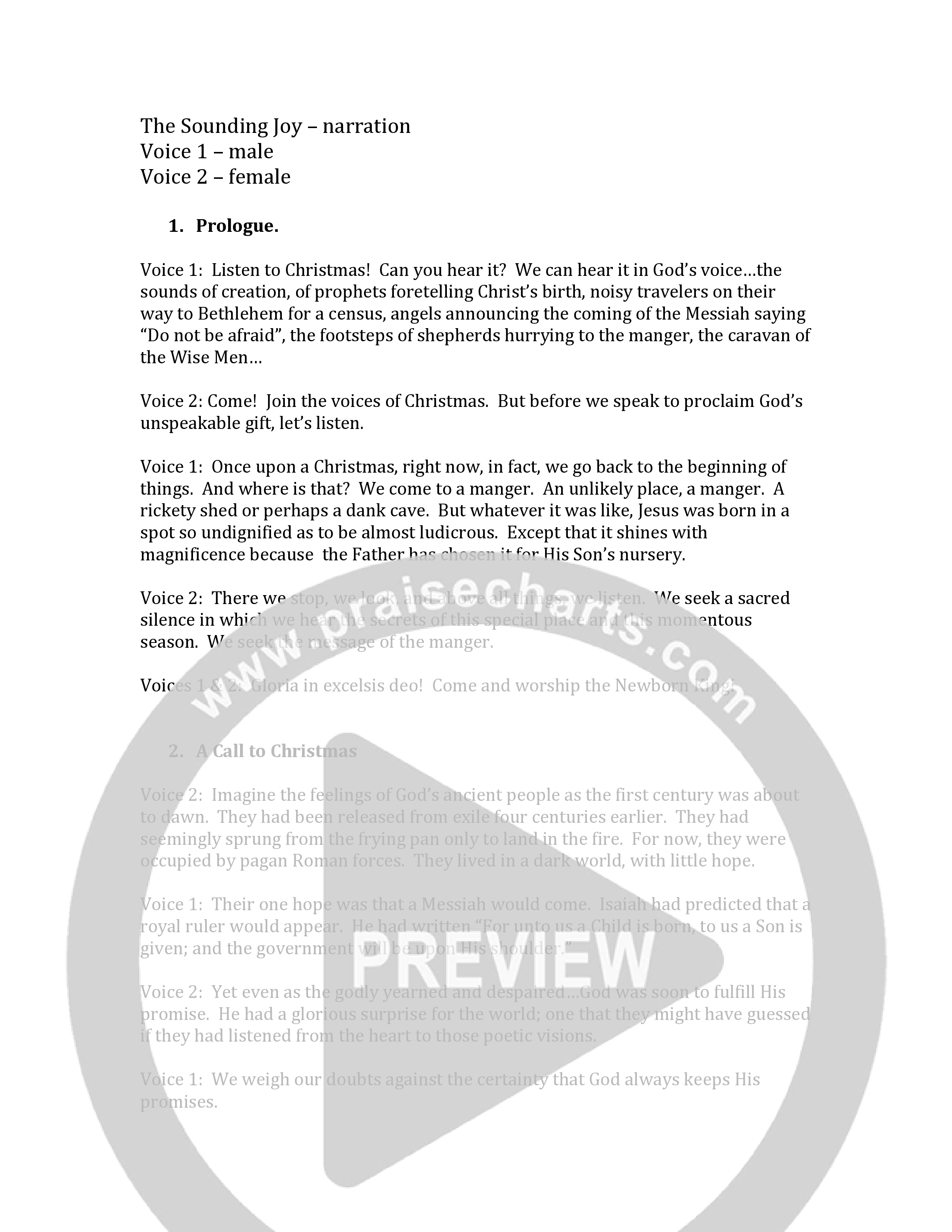 The Sounding Joy (9 Song Choral Collection) Song 10 (Piano SATB) (Arr. Benjamin Harlan / Arr. Bryan Jeffery Leech / Orch. Bruce Greer)