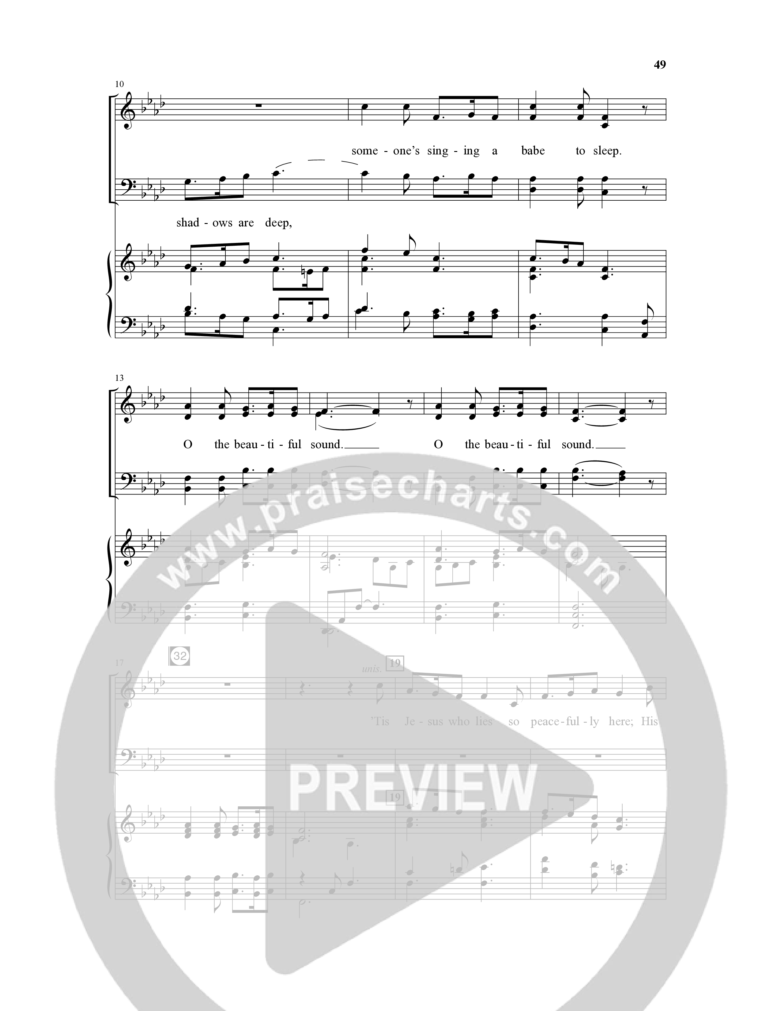 The Sounding Joy (9 Song Choral Collection) Song 6 (Piano SATB) (Arr. Benjamin Harlan / Arr. Bryan Jeffery Leech / Orch. Bruce Greer)