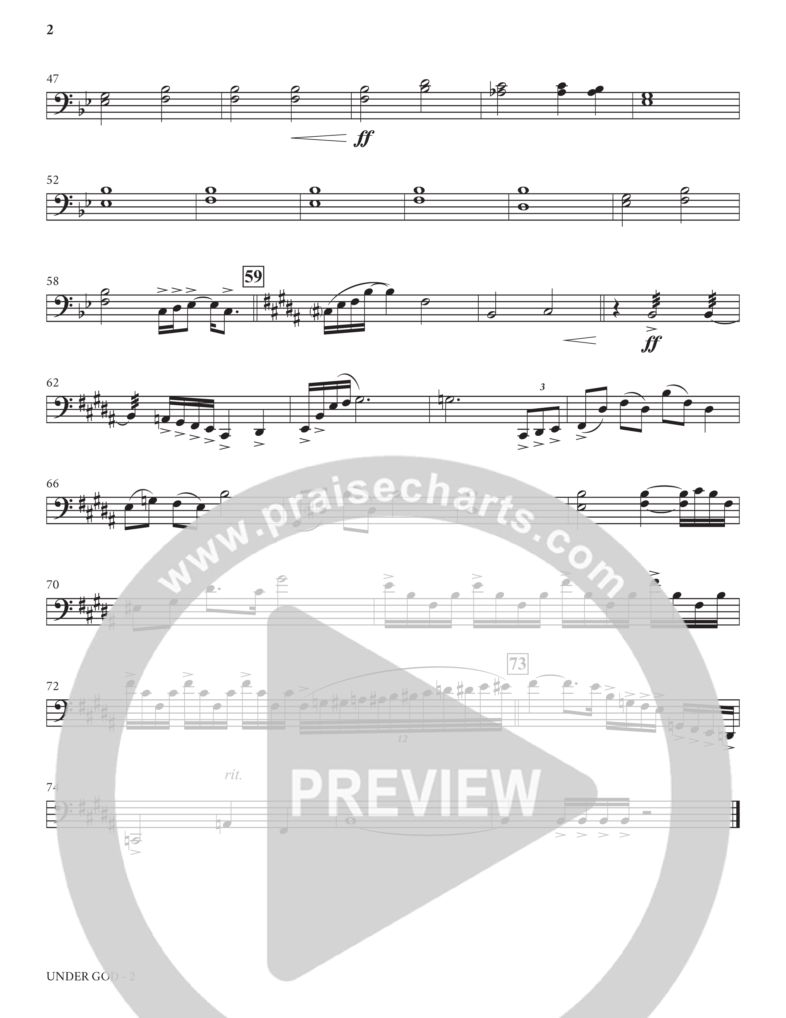 Under God (Choral Anthem SATB) Bassoon (Charles Billingsley / Arr. Bradley Knight)