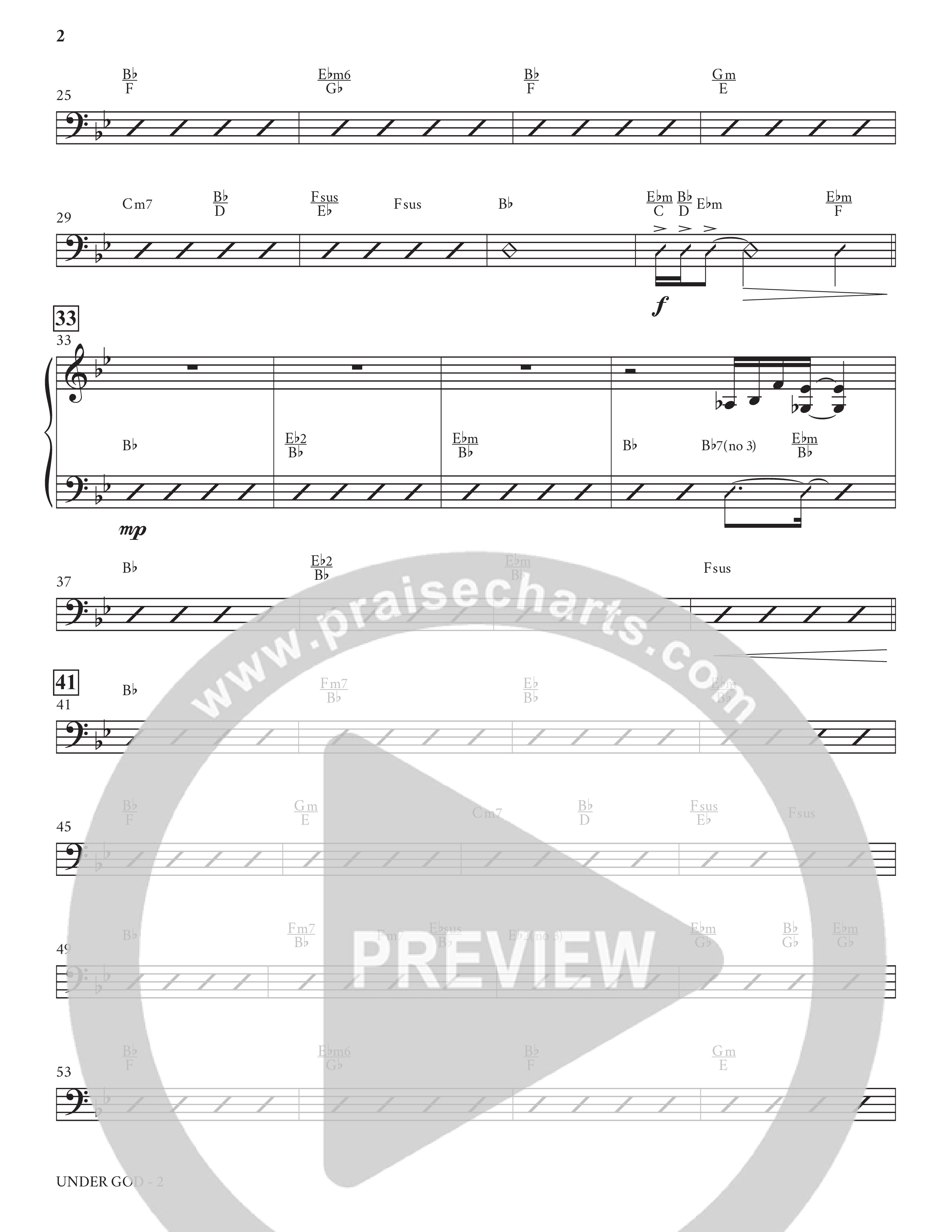 Under God (Choral Anthem SATB) Rhythm Chart (Charles Billingsley / Arr. Bradley Knight)