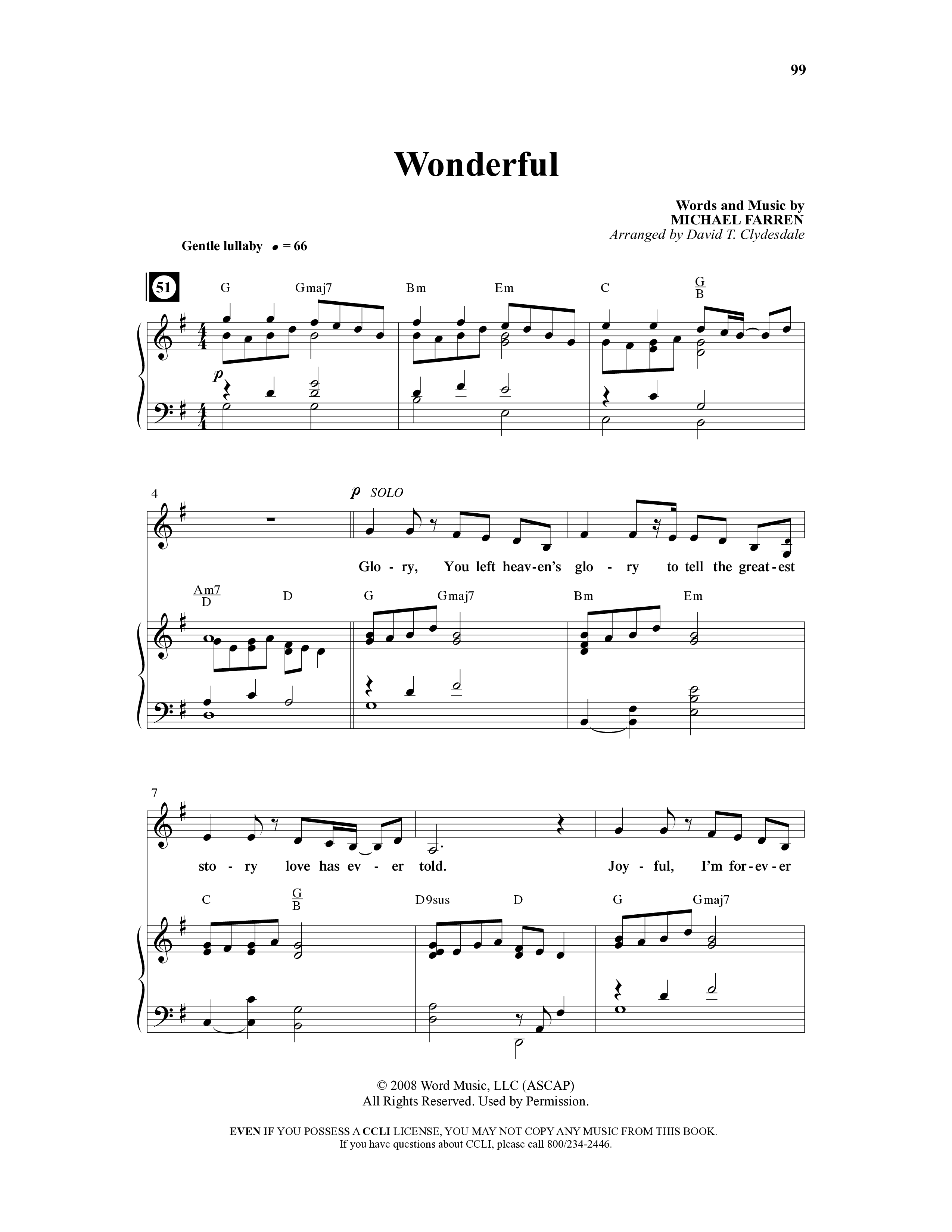 A Merry Clydesdale Christmas (12 Song Choral Collection) Song 12 (Piano SATB) (Arr. David Clydesdale)