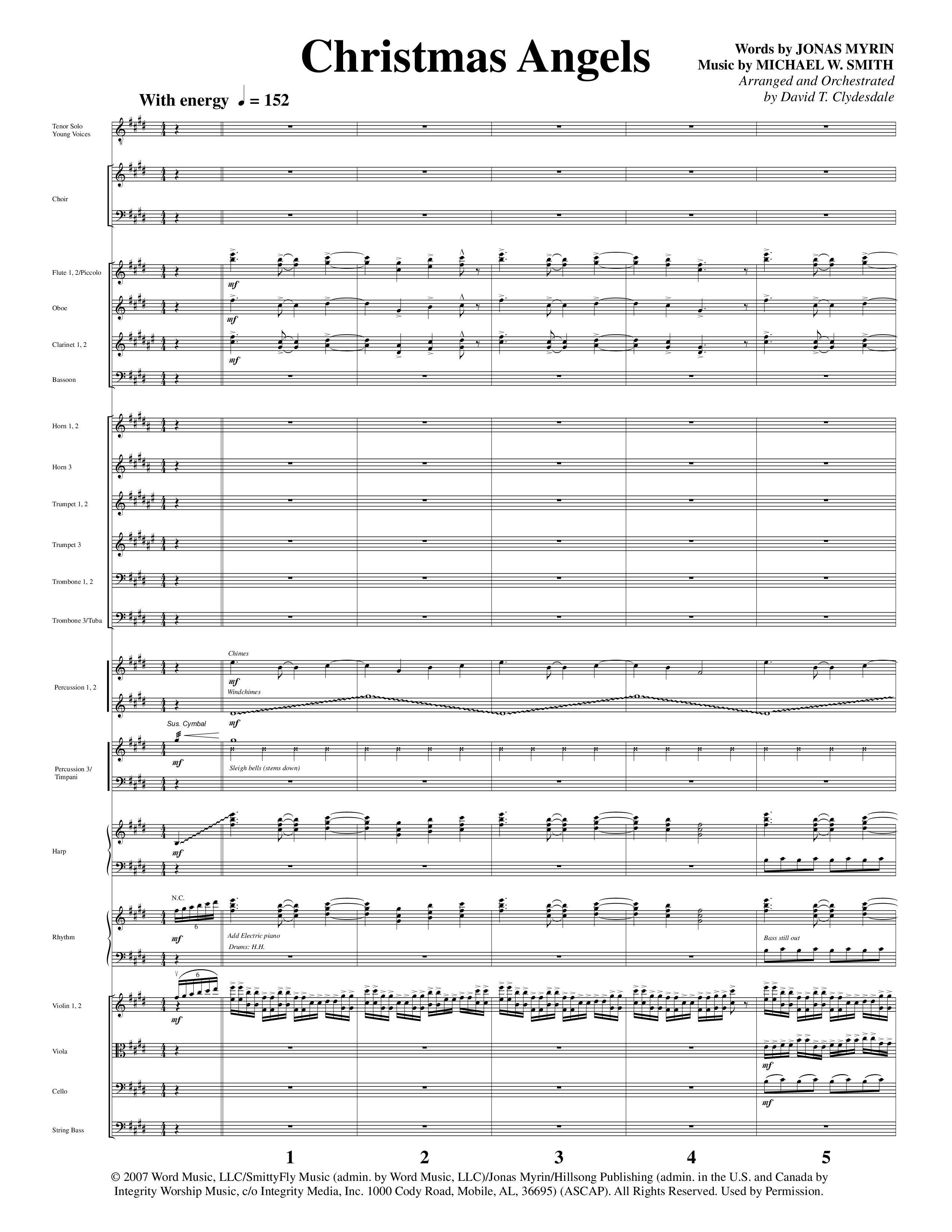 A Merry Clydesdale Christmas (12 Song Choral Collection) Song 2 (Orchestration) (Arr. David Clydesdale)