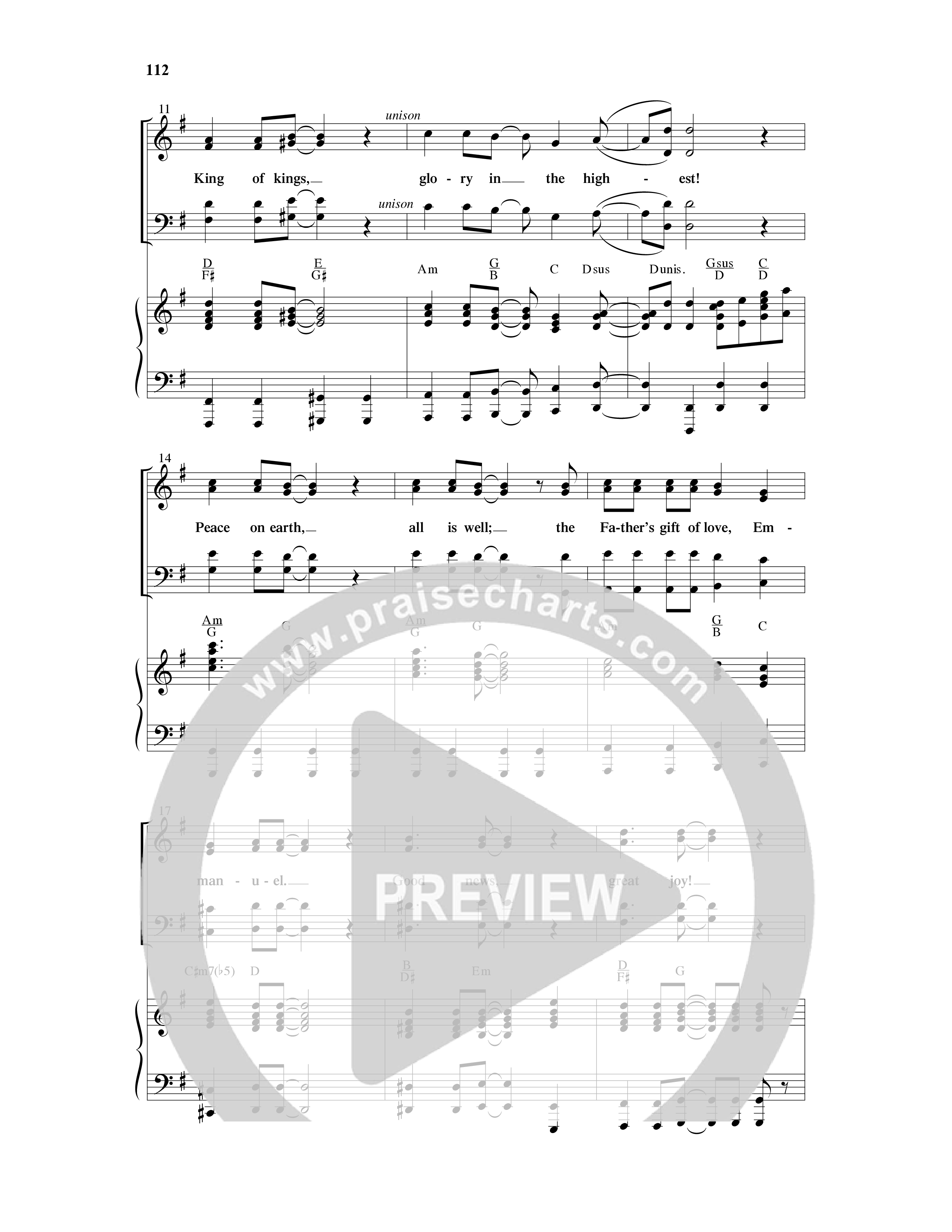 A Merry Clydesdale Christmas (12 Song Choral Collection) Song 5 (Piano SATB) (Arr. David Clydesdale)