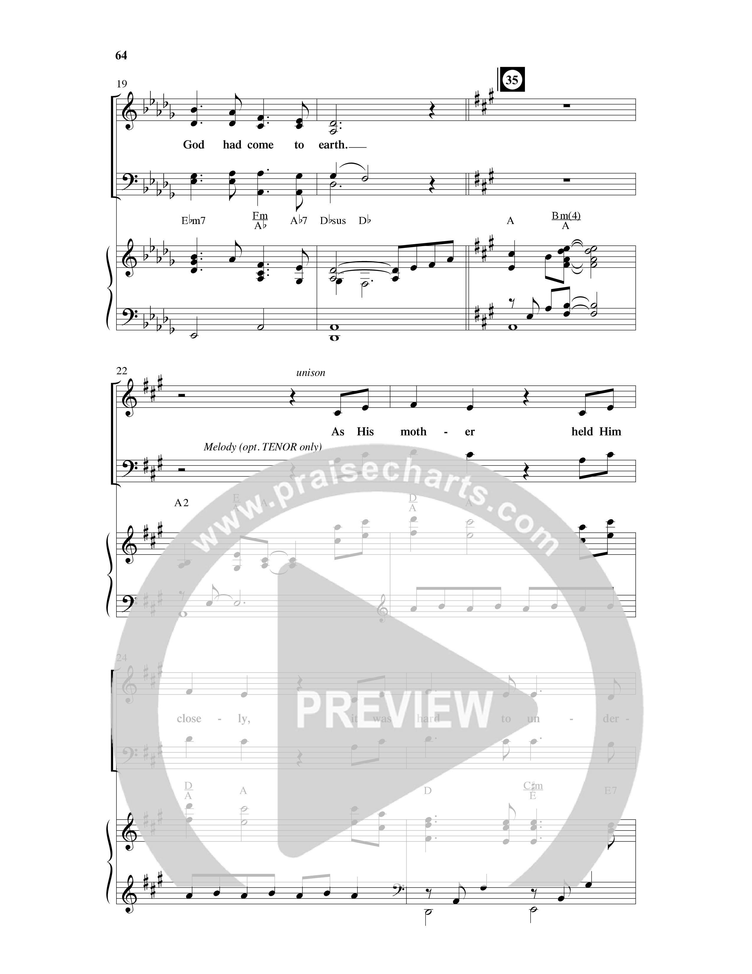 A Merry Clydesdale Christmas (12 Song Choral Collection) Song 6 (Piano SATB) (Arr. David Clydesdale)