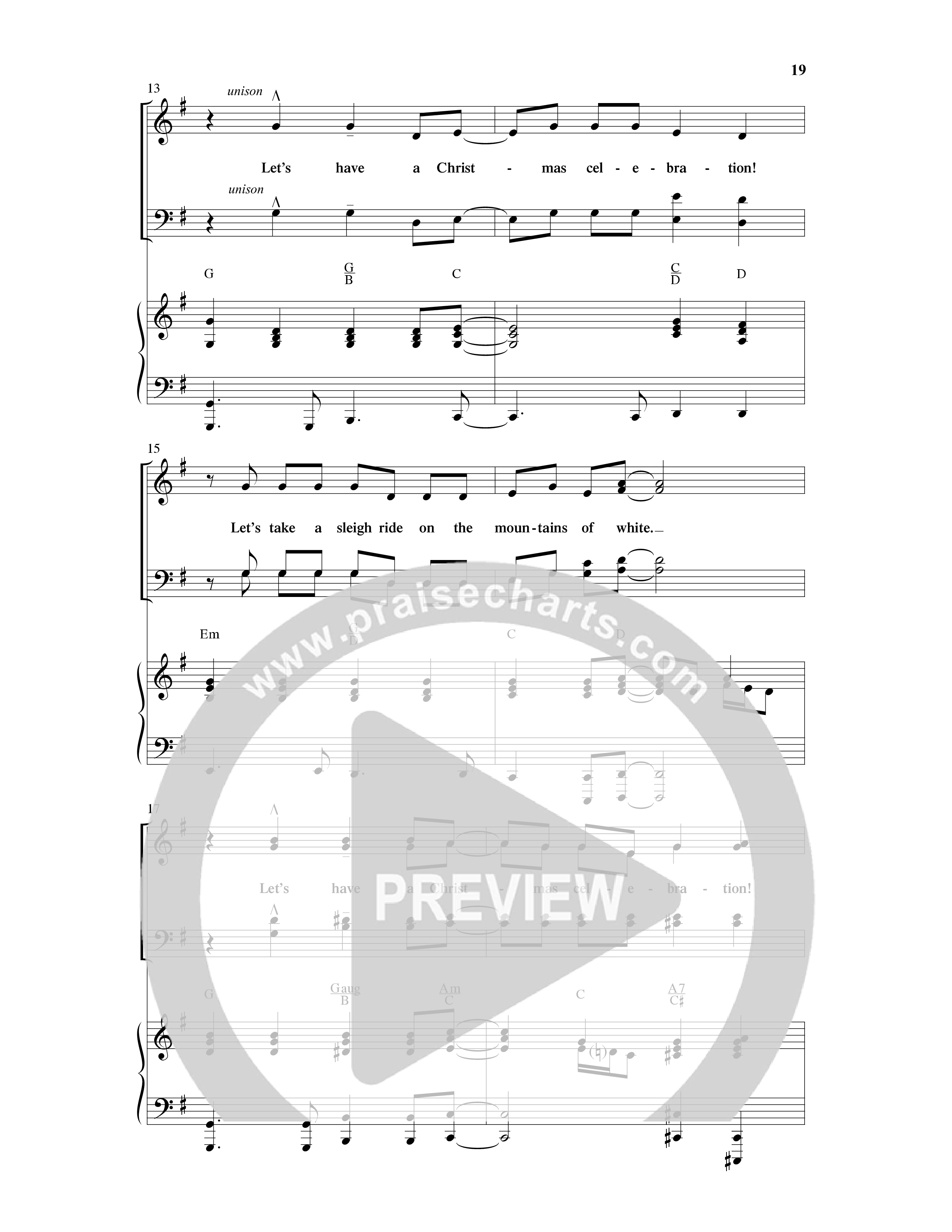 A Merry Clydesdale Christmas (12 Song Choral Collection) Song 8 (Piano SATB) (Arr. David Clydesdale)