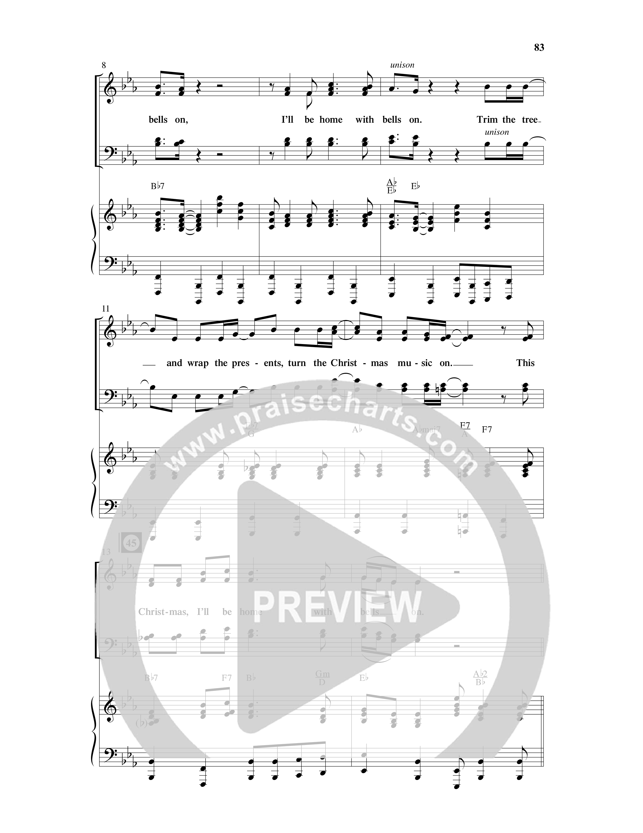 A Merry Clydesdale Christmas (12 Song Choral Collection) Song 9 (Piano SATB) (Arr. David Clydesdale)