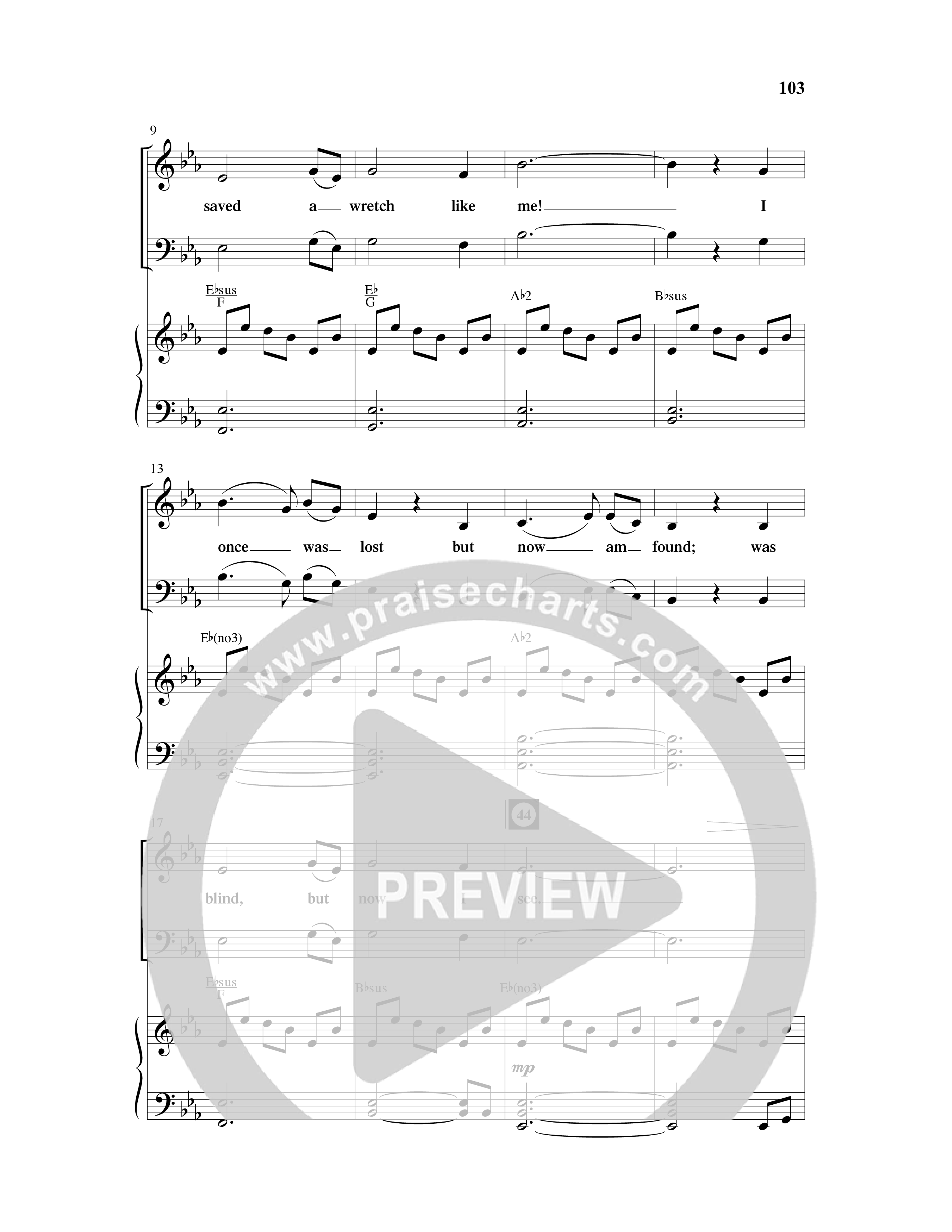 And So We Sing (11 Song Choral Collection) Song 10 (Piano SATB) (Arr. Cliff Duren)