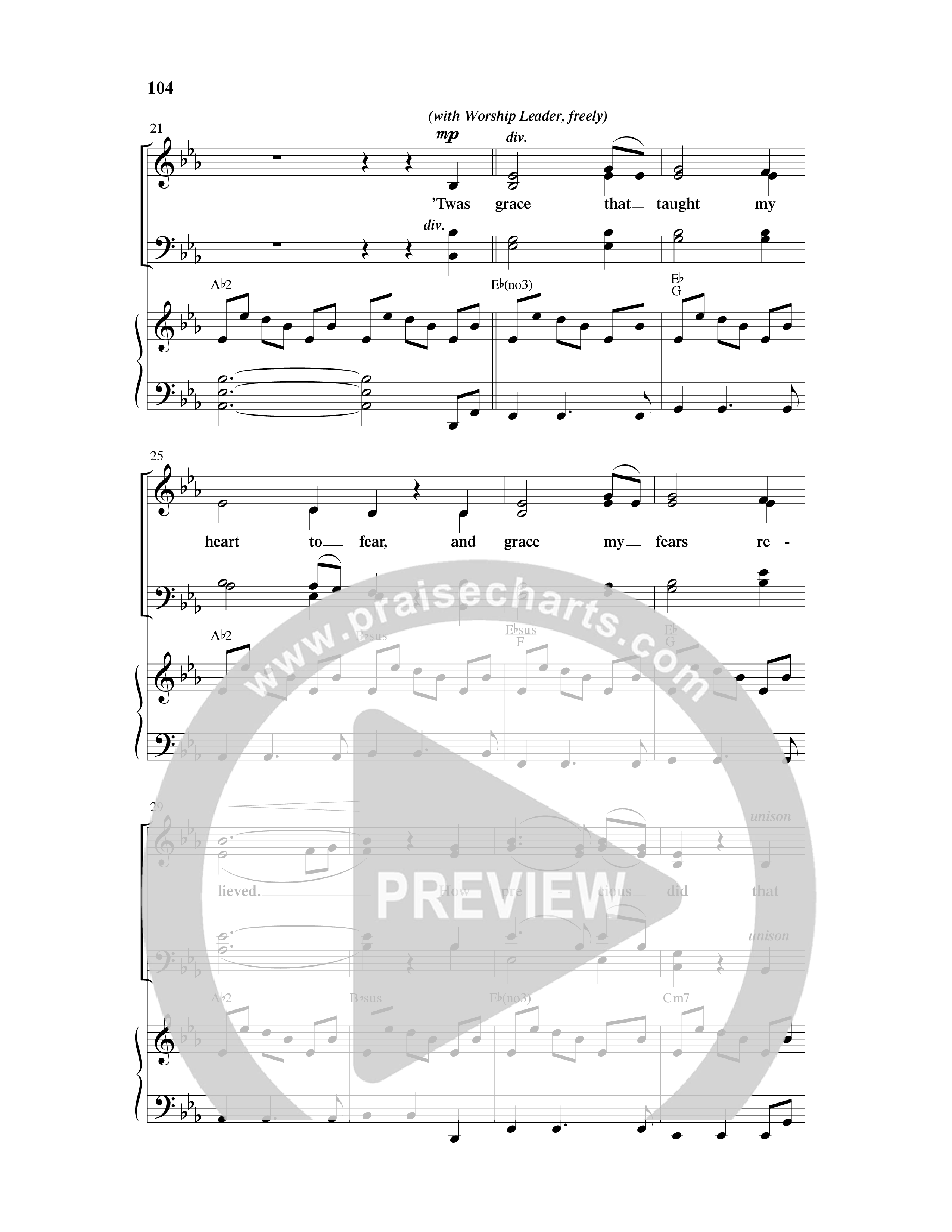And So We Sing (11 Song Choral Collection) Song 10 (Piano SATB) (Arr. Cliff Duren)