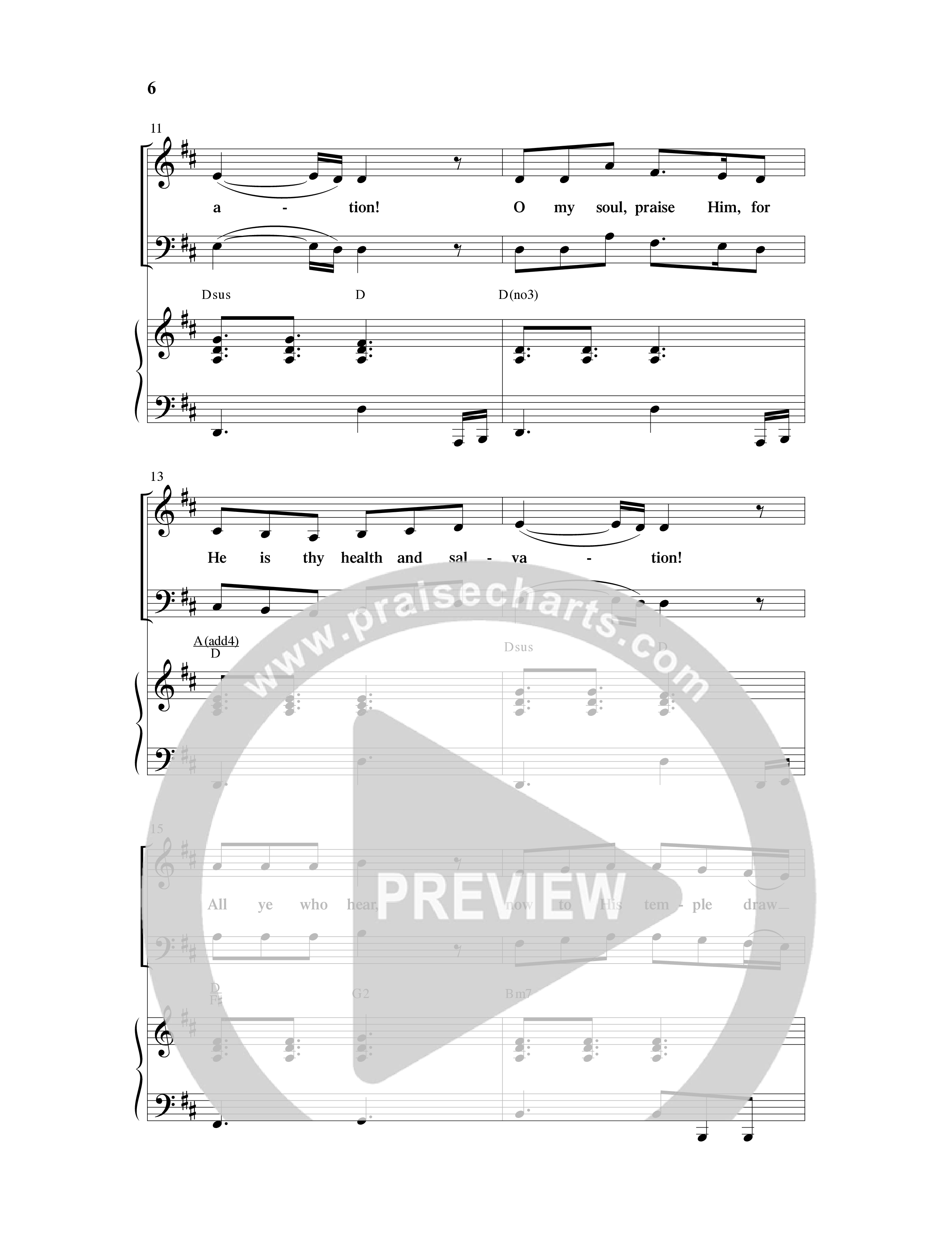 And So We Sing (11 Song Choral Collection) Song 1 (Piano SATB) (Arr. Cliff Duren)