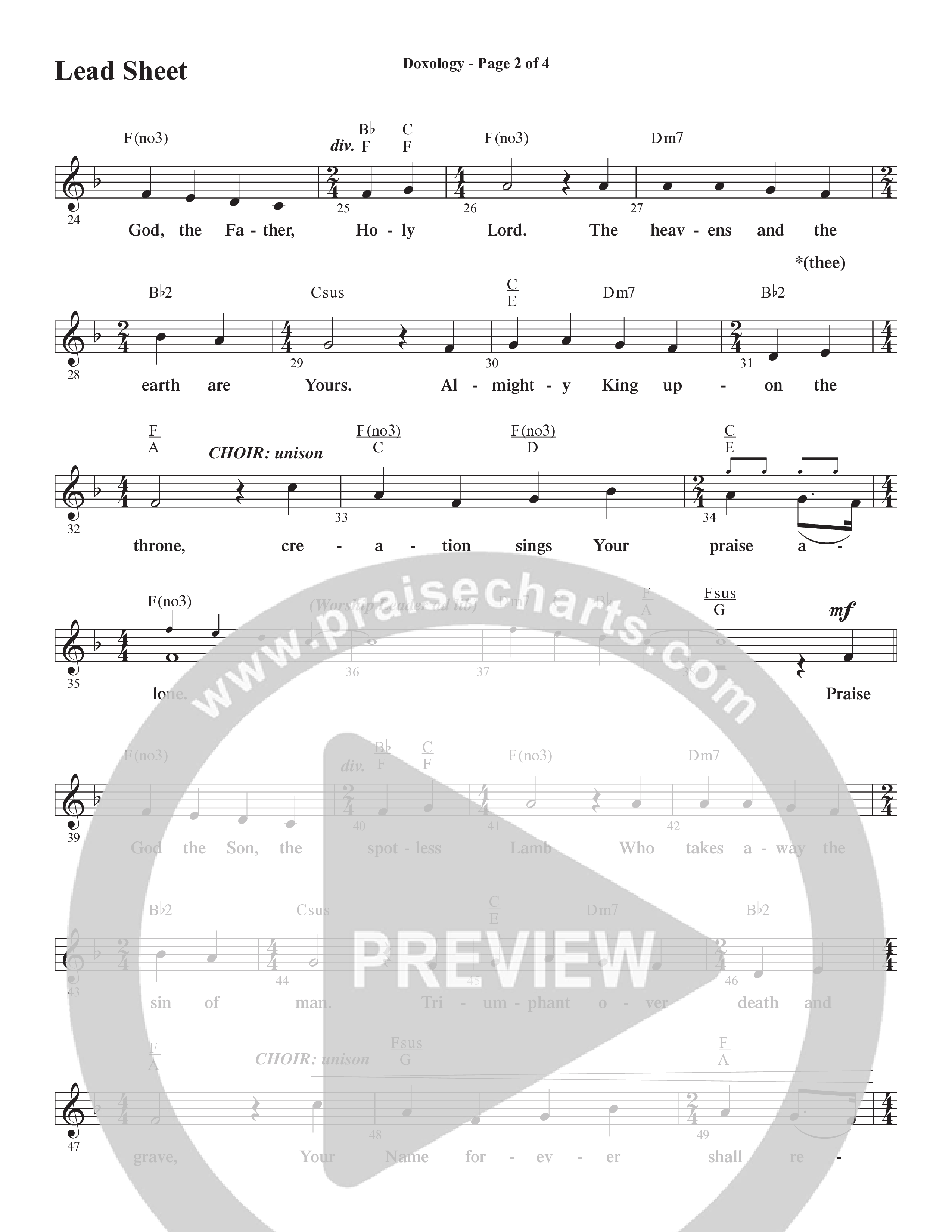 And So We Sing (11 Song Choral Collection) Song 2 (Lead & Chords) (Arr. Cliff Duren)