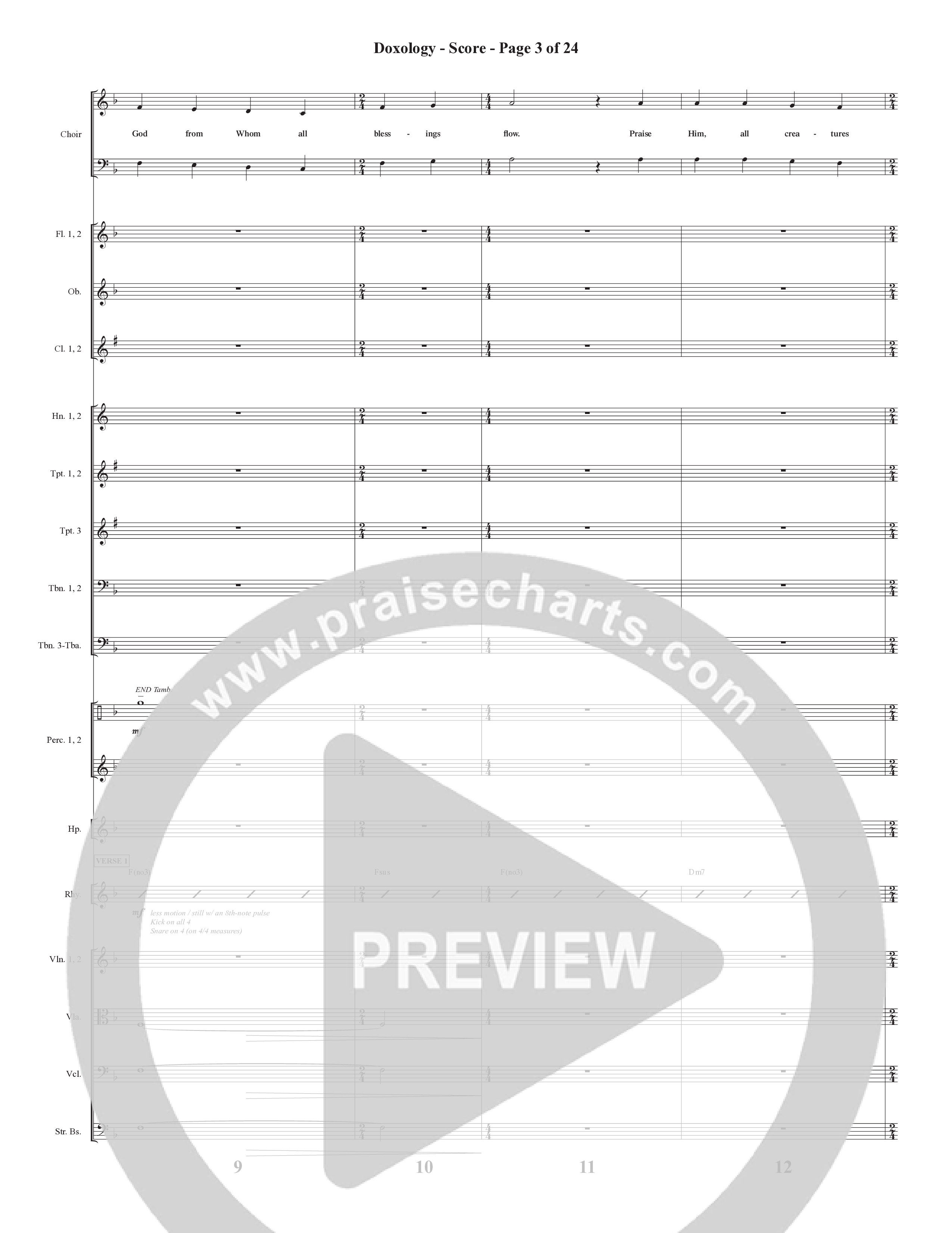 And So We Sing (11 Song Choral Collection) Song 2 (Orchestration) (Arr. Cliff Duren)