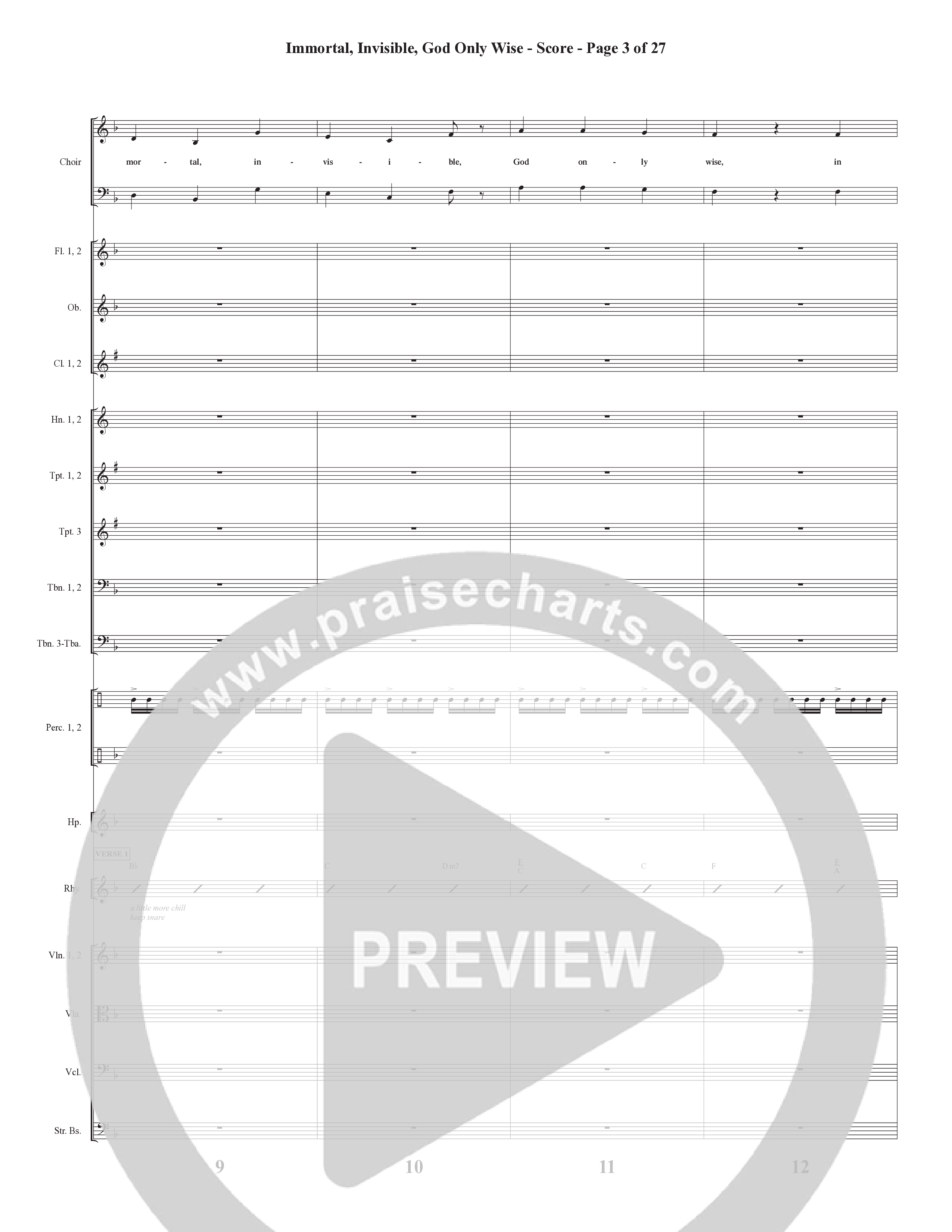 And So We Sing (11 Song Choral Collection) Song 8 (Orchestration) (Arr. Cliff Duren)