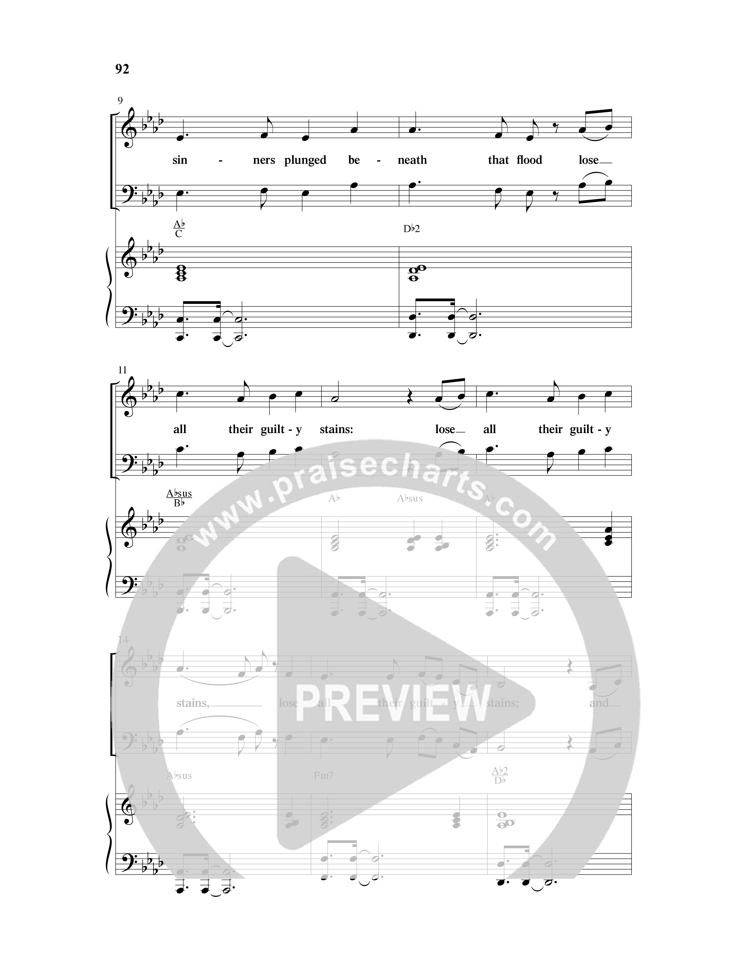 And So We Sing (11 Song Choral Collection) Song 9 (Piano SATB) (Arr. Cliff Duren)