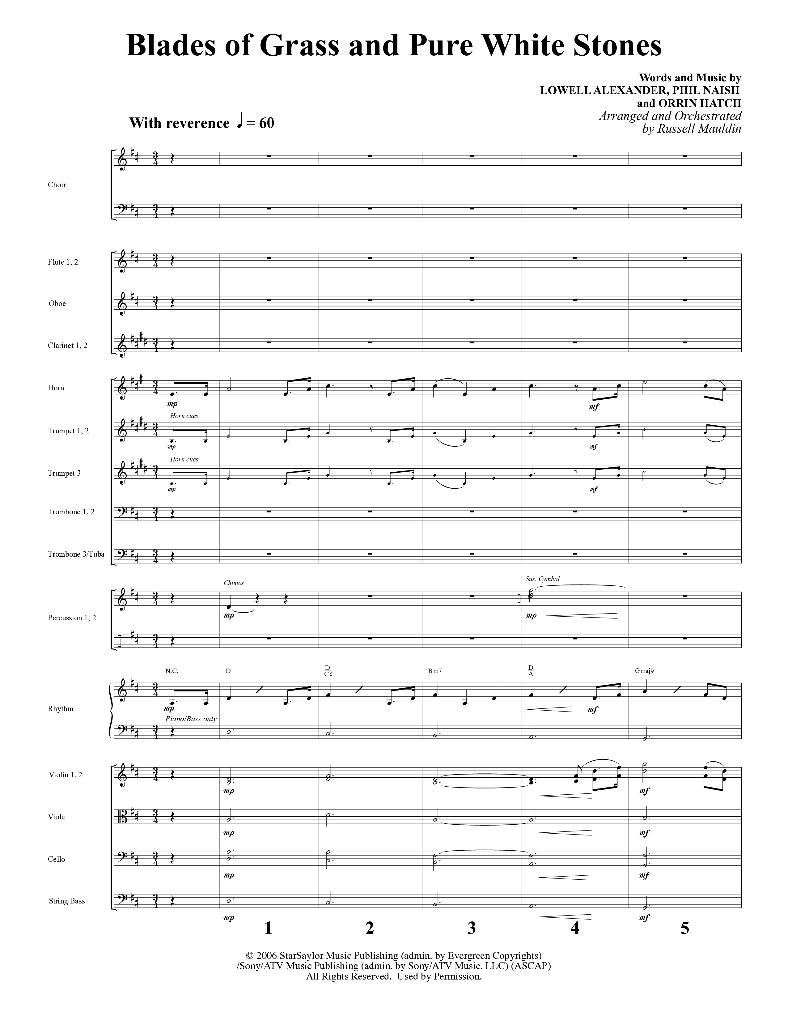 Big Mighty God (10 Song Choral Collection) Song 2 (Orchestration) (Arr. Lari Goss / Arr. Russell Mauldin)