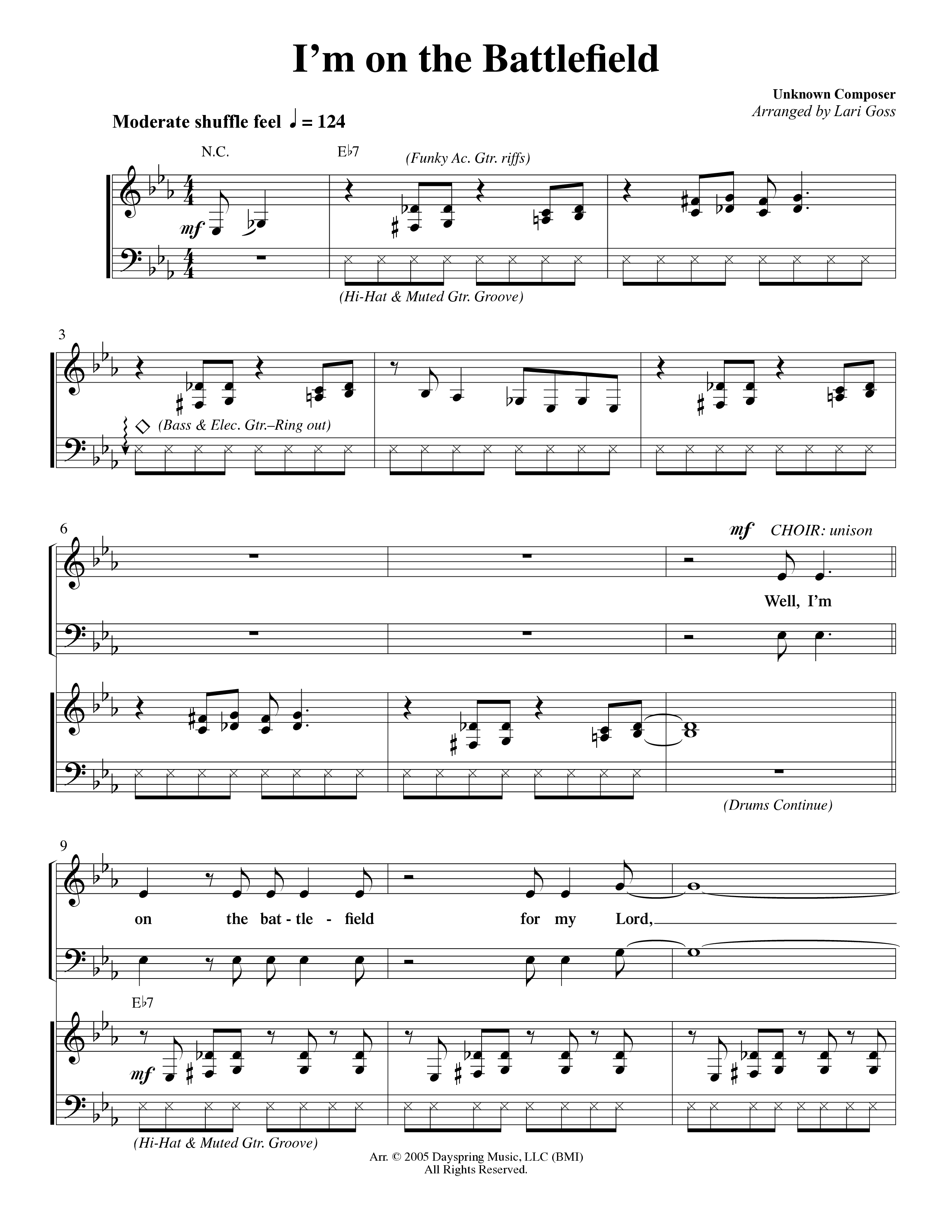 Big Mighty God (10 Song Choral Collection) Song 5 (Orchestration) (Arr. Lari Goss / Arr. Russell Mauldin)
