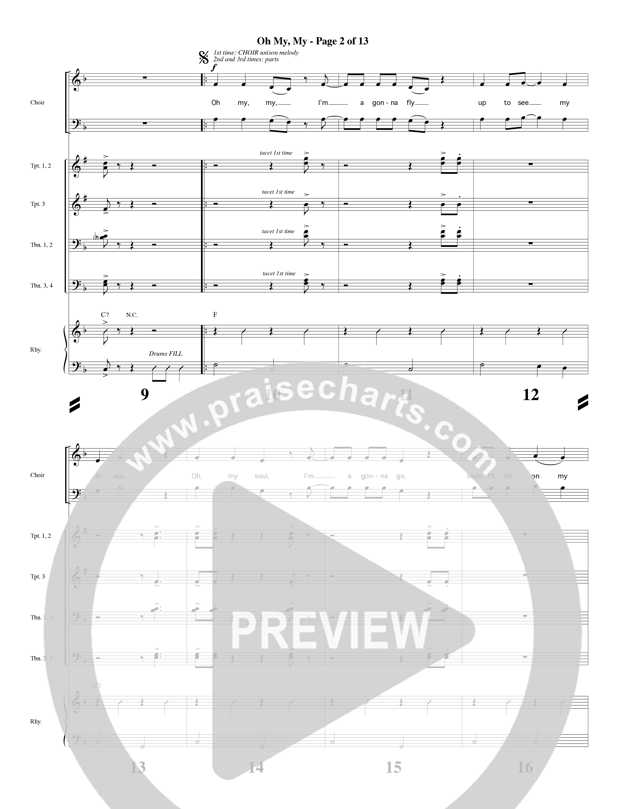 Big Mighty God (10 Song Choral Collection) Song 7 (Orchestration) (Arr. Lari Goss / Arr. Russell Mauldin)