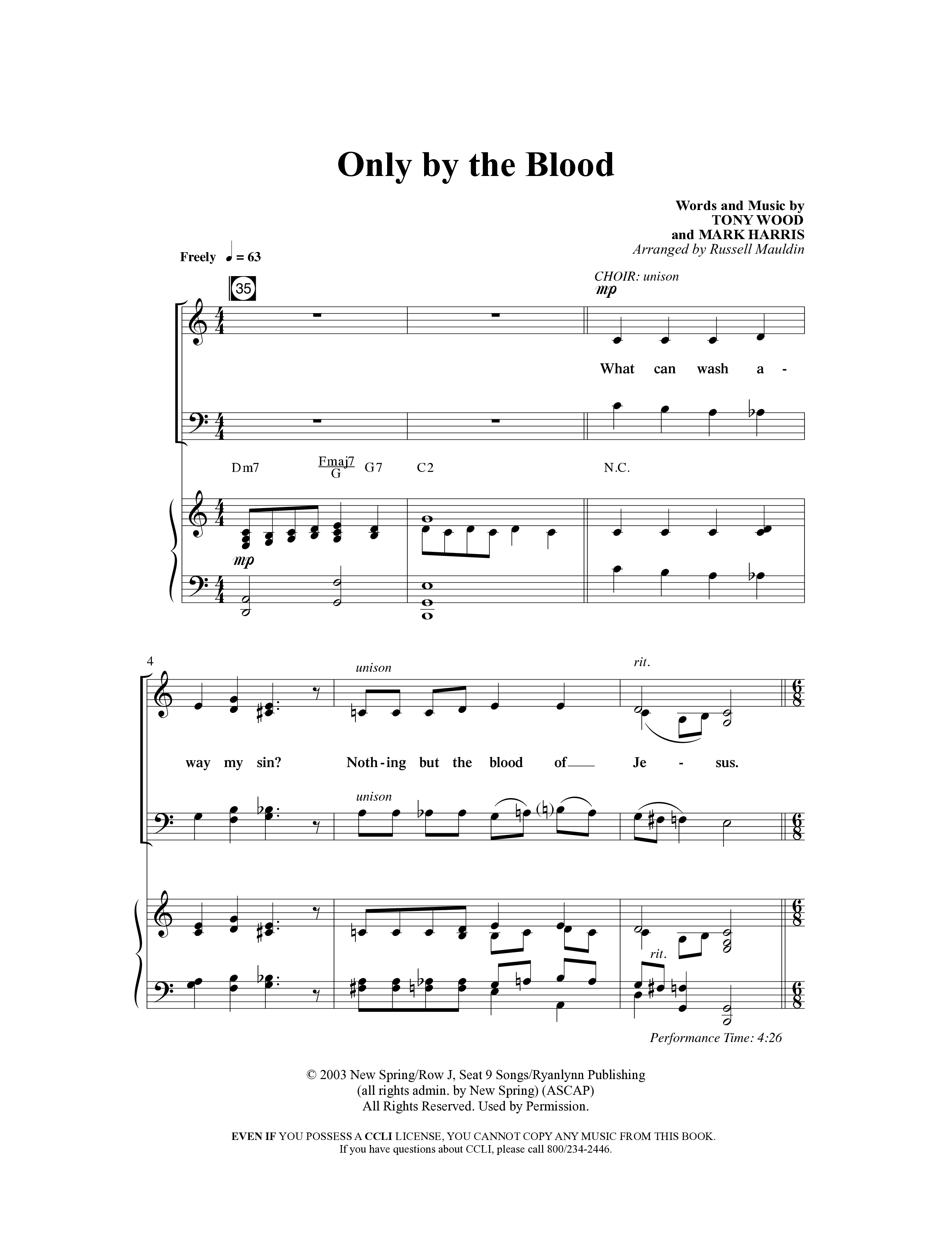 Big Mighty God (10 Song Choral Collection) Song 8 (Piano SATB) (Arr. Lari Goss / Arr. Russell Mauldin)