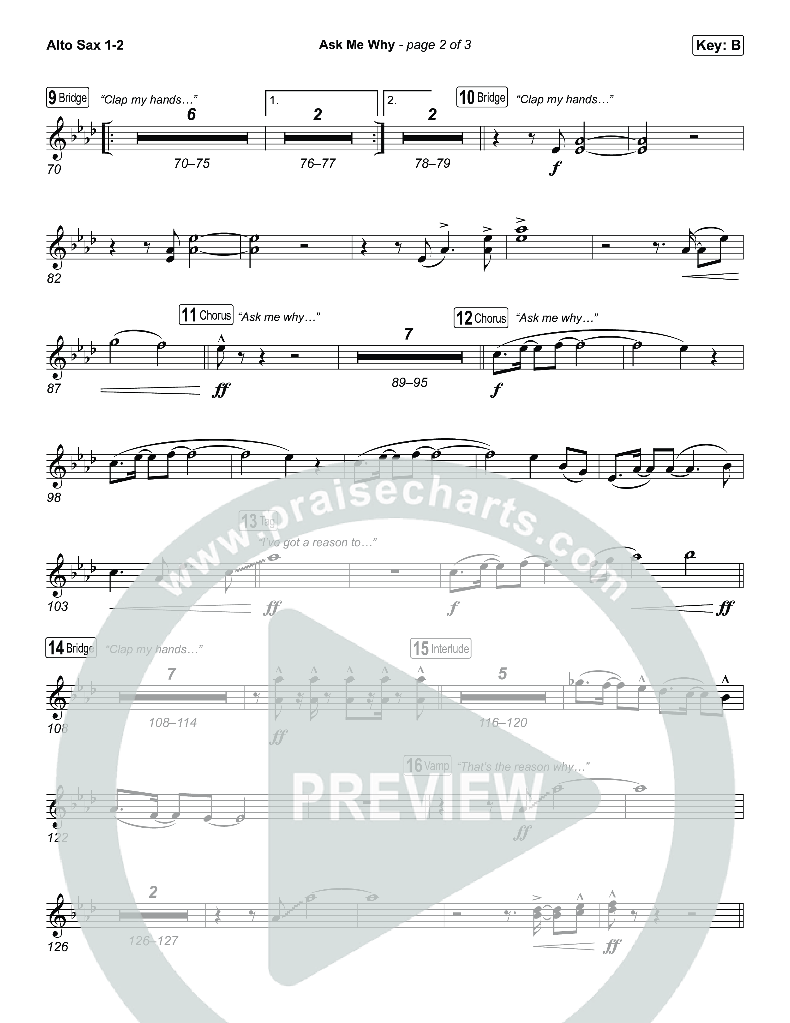 Ask Me Why Sax Pack (David Jennings)