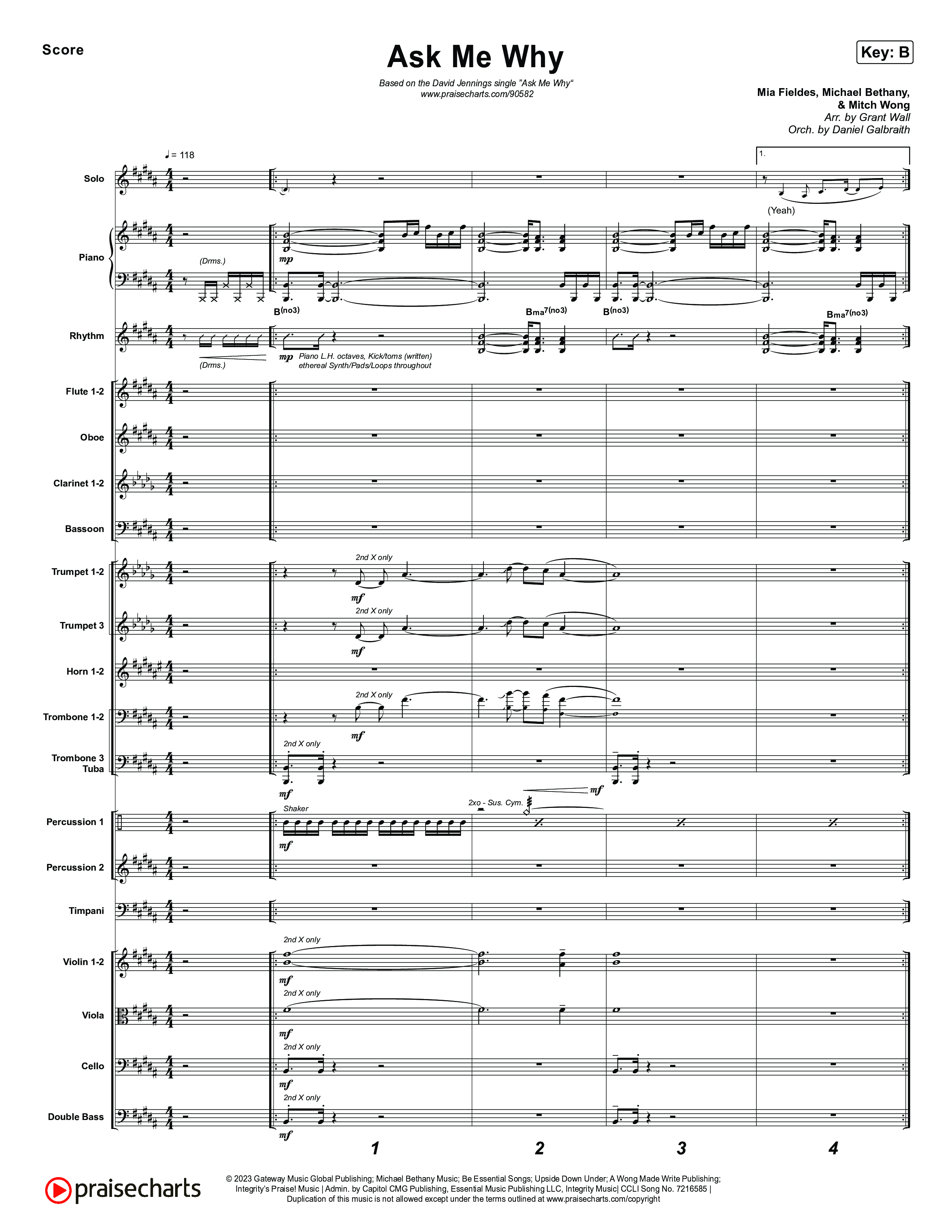 Ask Me Why Orchestration (David Jennings)