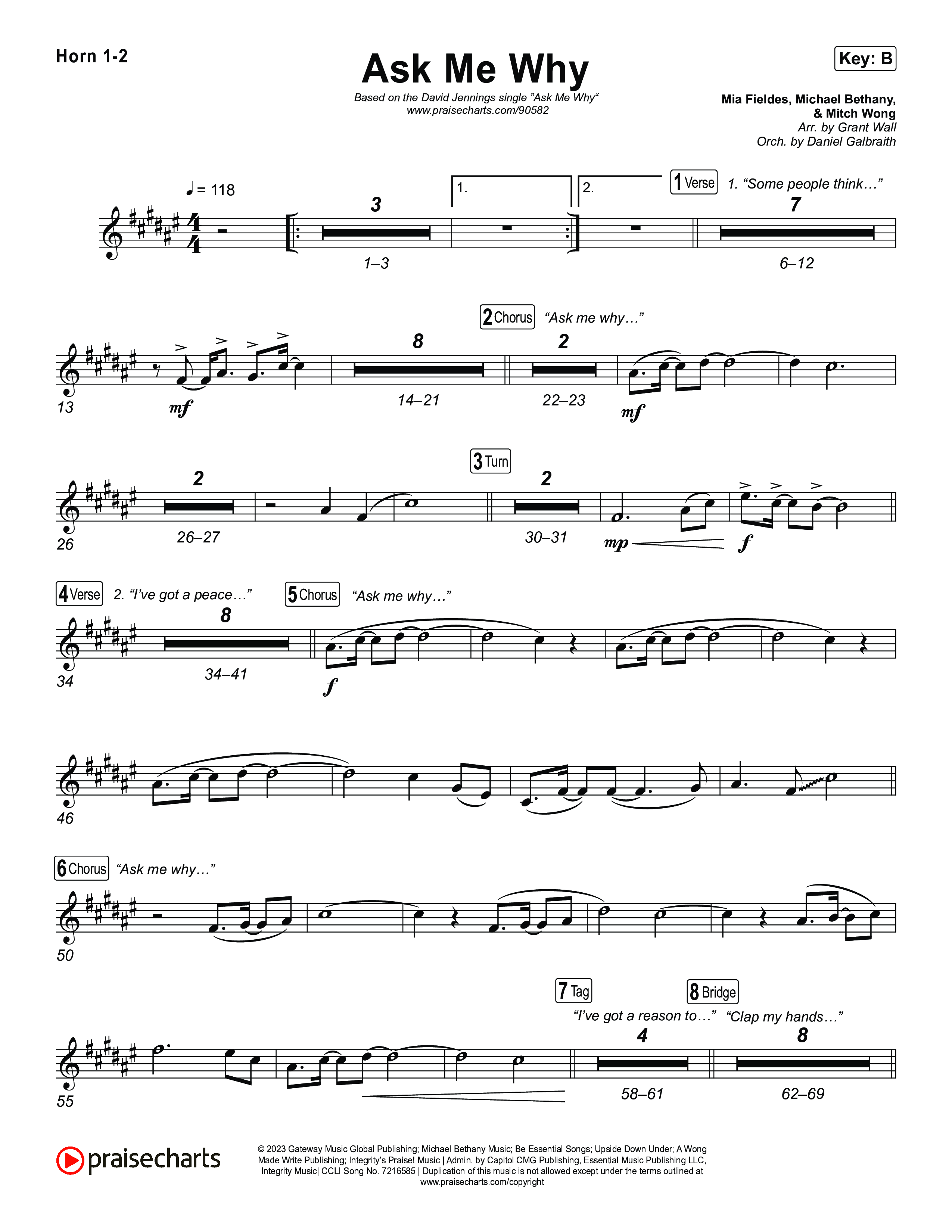Ask Me Why Brass Pack (David Jennings)