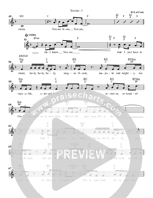 You Are Lead Sheet (Magen Singleton)