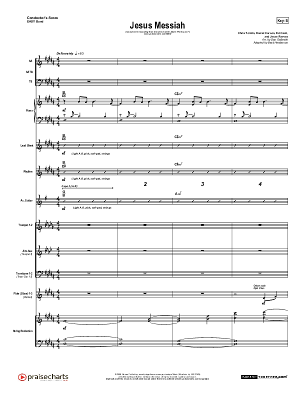 Jesus Messiah Orchestration (Chris Tomlin)