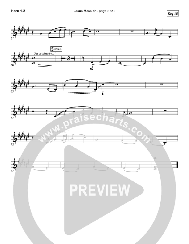 Jesus Messiah Brass Pack (Chris Tomlin)