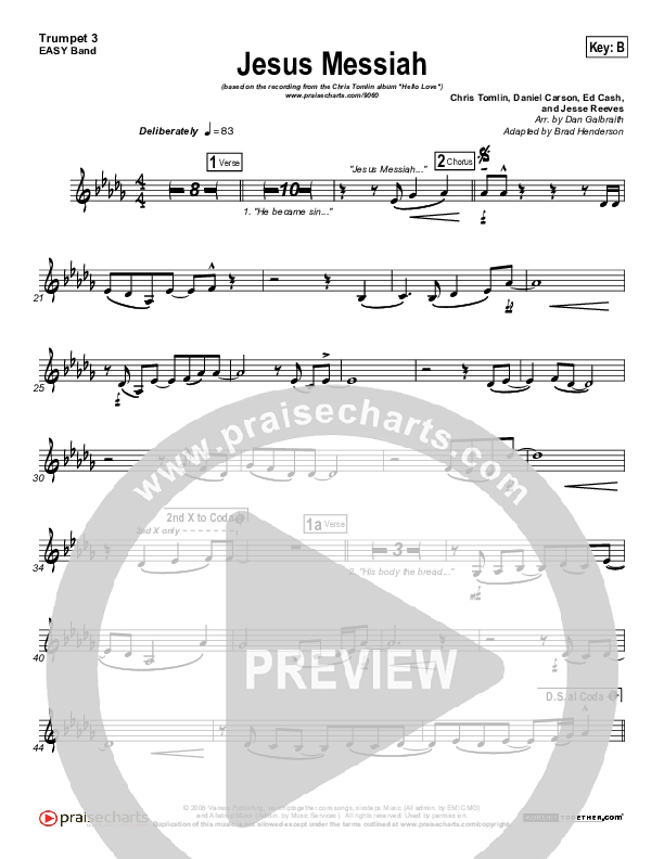 Jesus Messiah Trumpet 3 (Chris Tomlin)