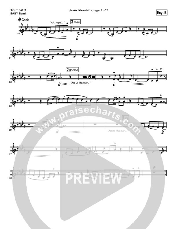 Jesus Messiah Trumpet 3 (Chris Tomlin)