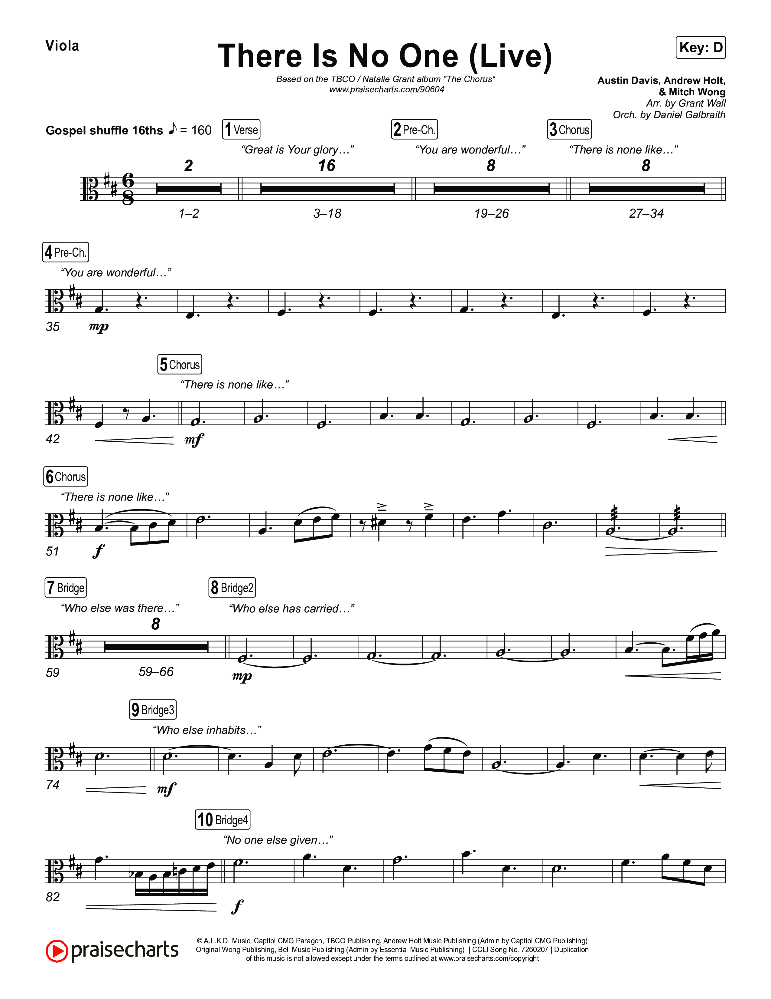 There Is No One (Live) Viola (The Belonging Co / Natalie Grant)