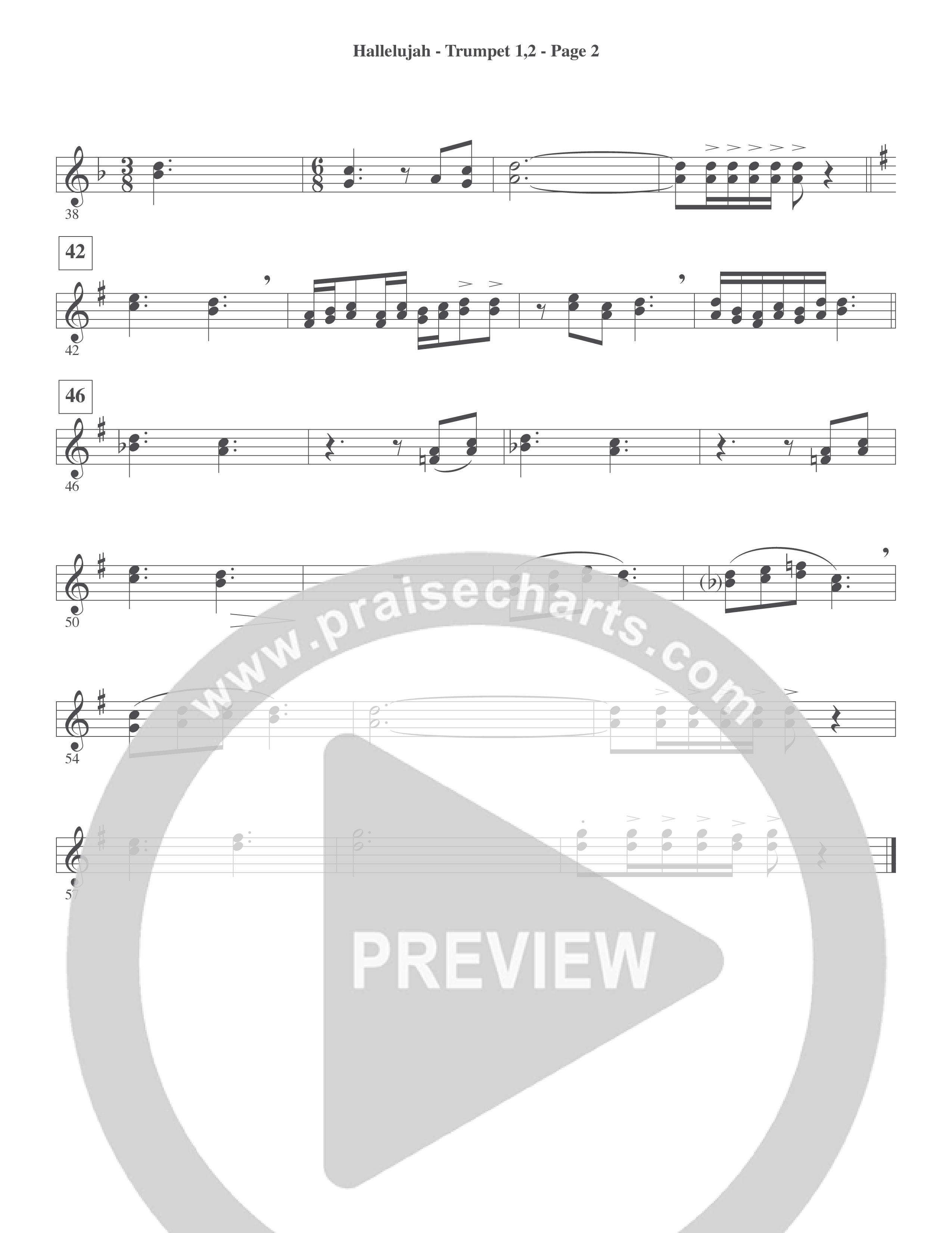 Hallelujah (Choral Anthem SATB) Trumpet (Word Music Choral / Arr. Lari Goss)