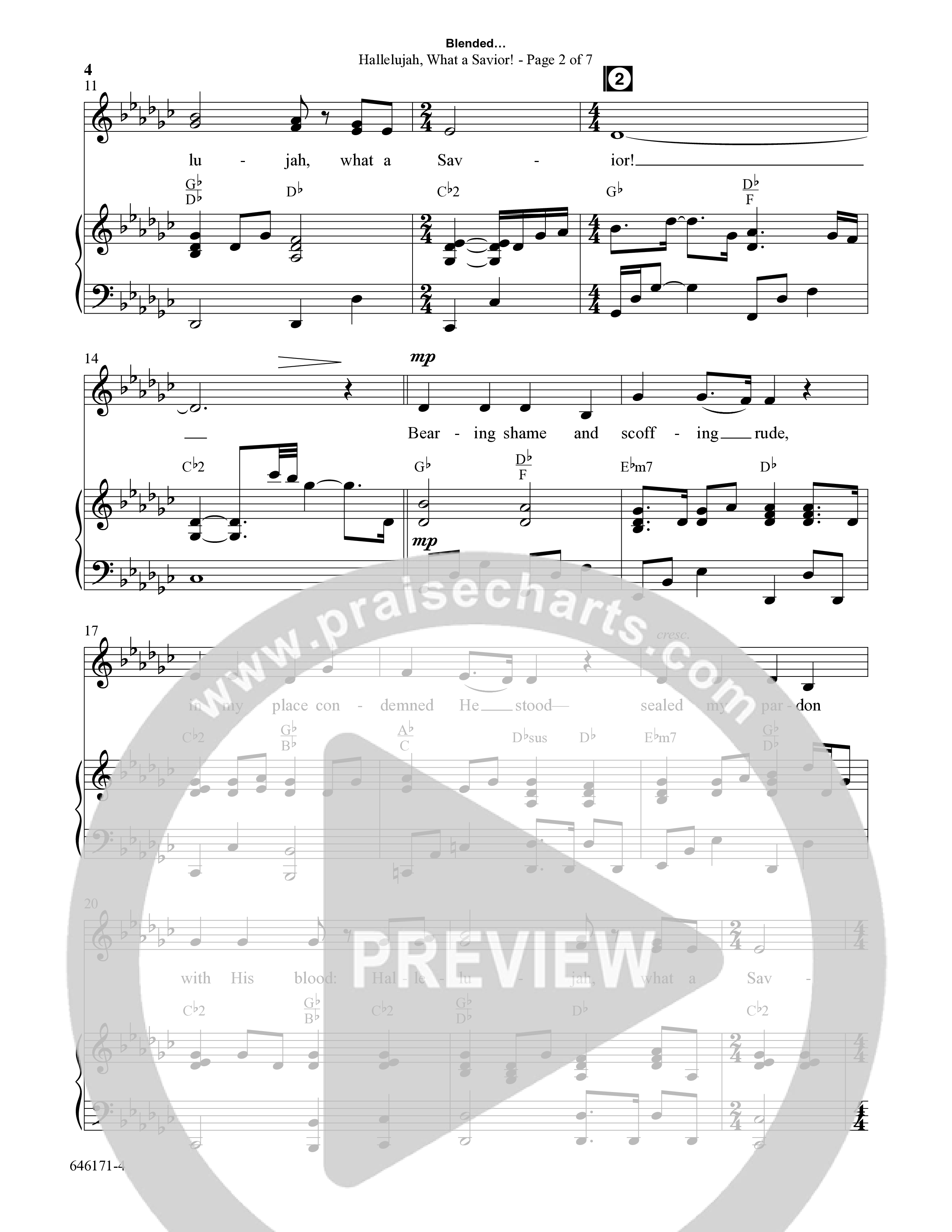 Blended (8 Song Choral Collection) Song 1 (Piano SATB) (Arr. Dale Mathews / Arr. Michael Frazier)