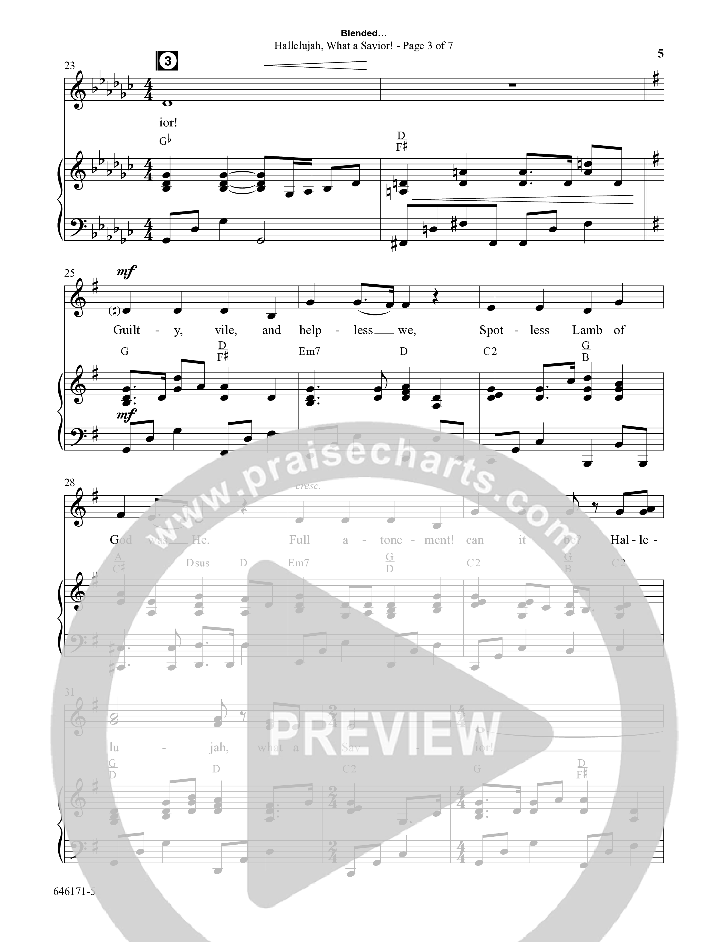 Blended (8 Song Choral Collection) Song 1 (Piano SATB) (Arr. Dale Mathews / Arr. Michael Frazier)