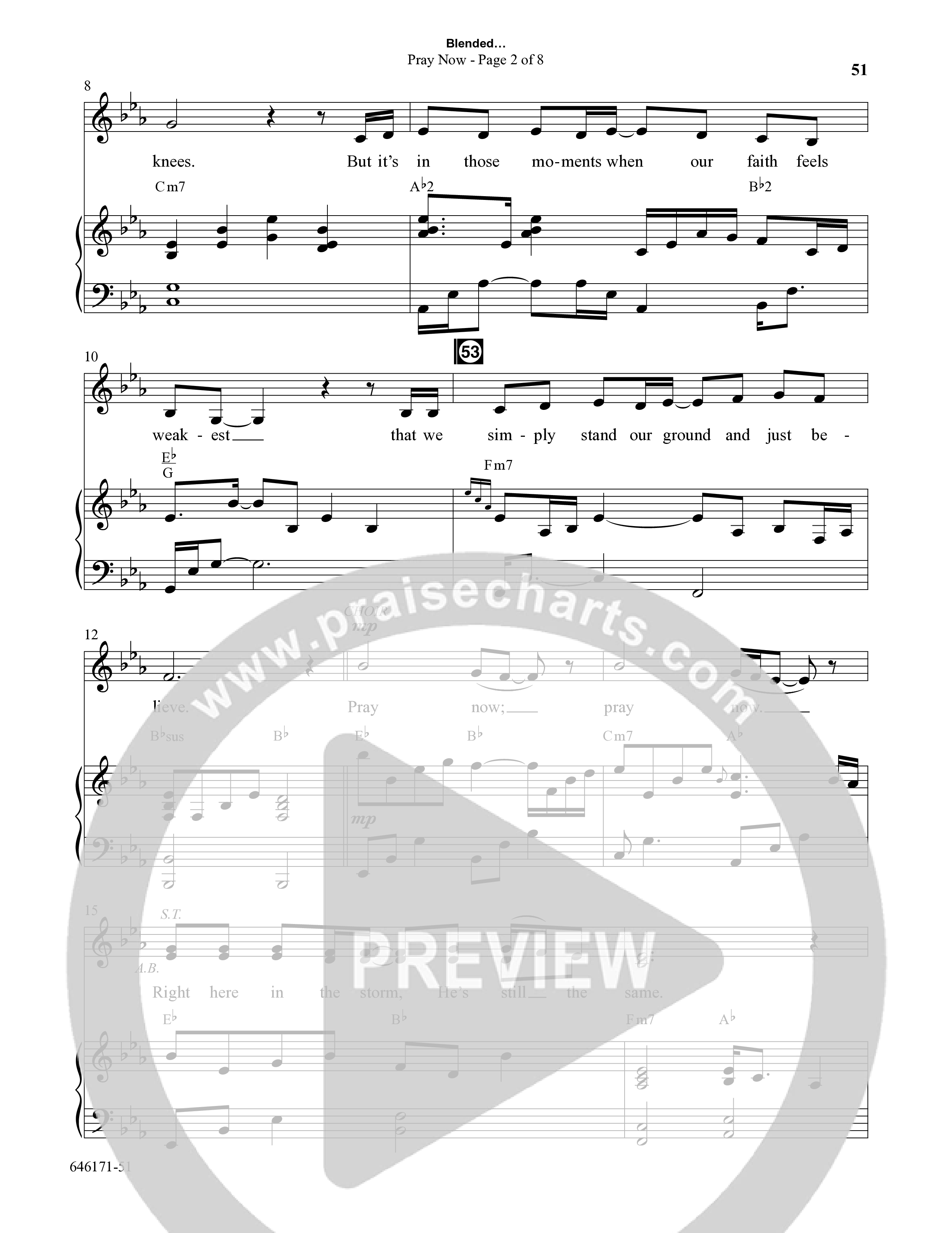 Blended (8 Song Choral Collection) Song 6 (Piano SATB) (Arr. Dale Mathews / Arr. Michael Frazier)